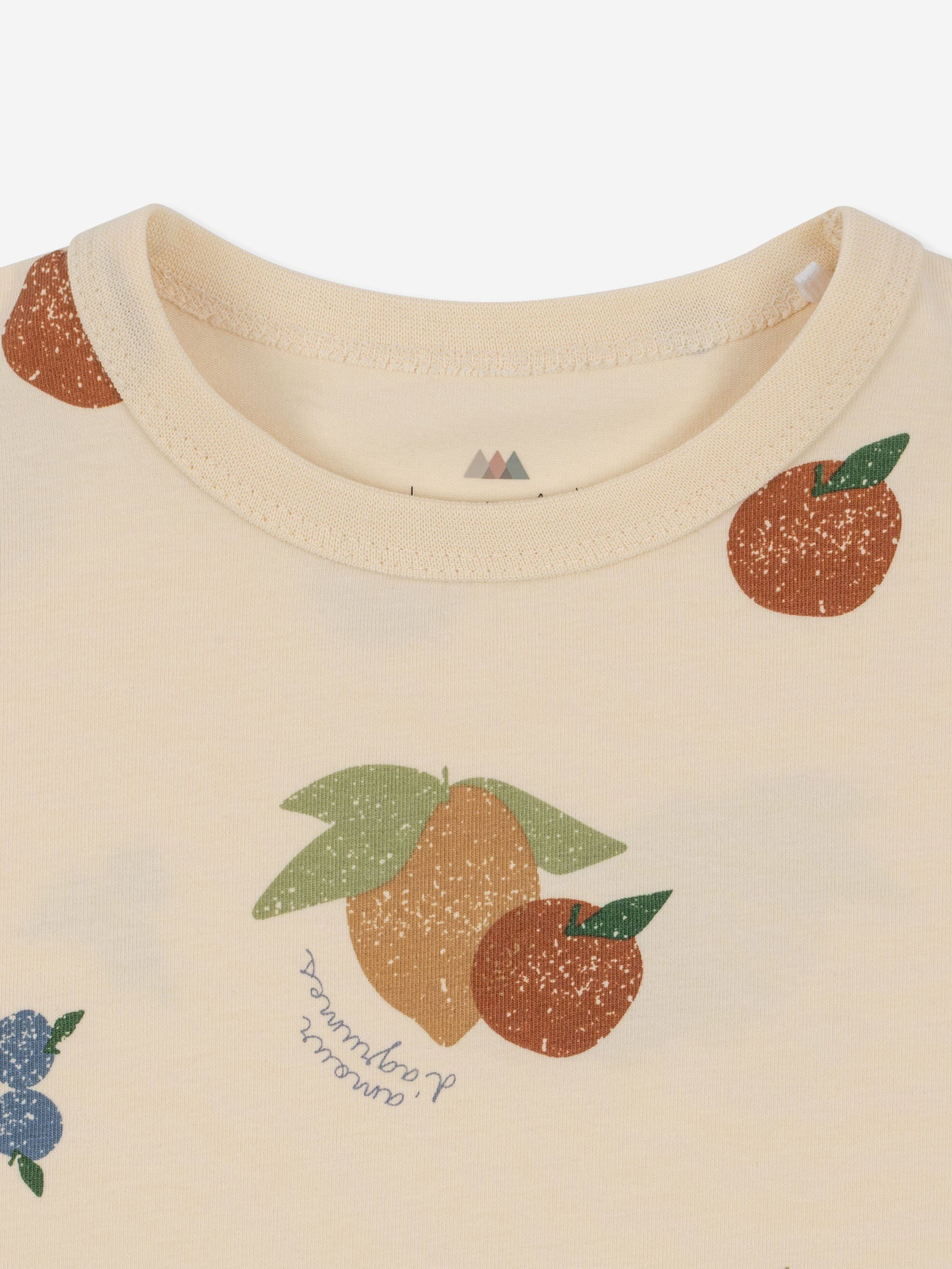 Konges Sljd Kids Fruity Short Set in Ivory Buy Cheap Deals