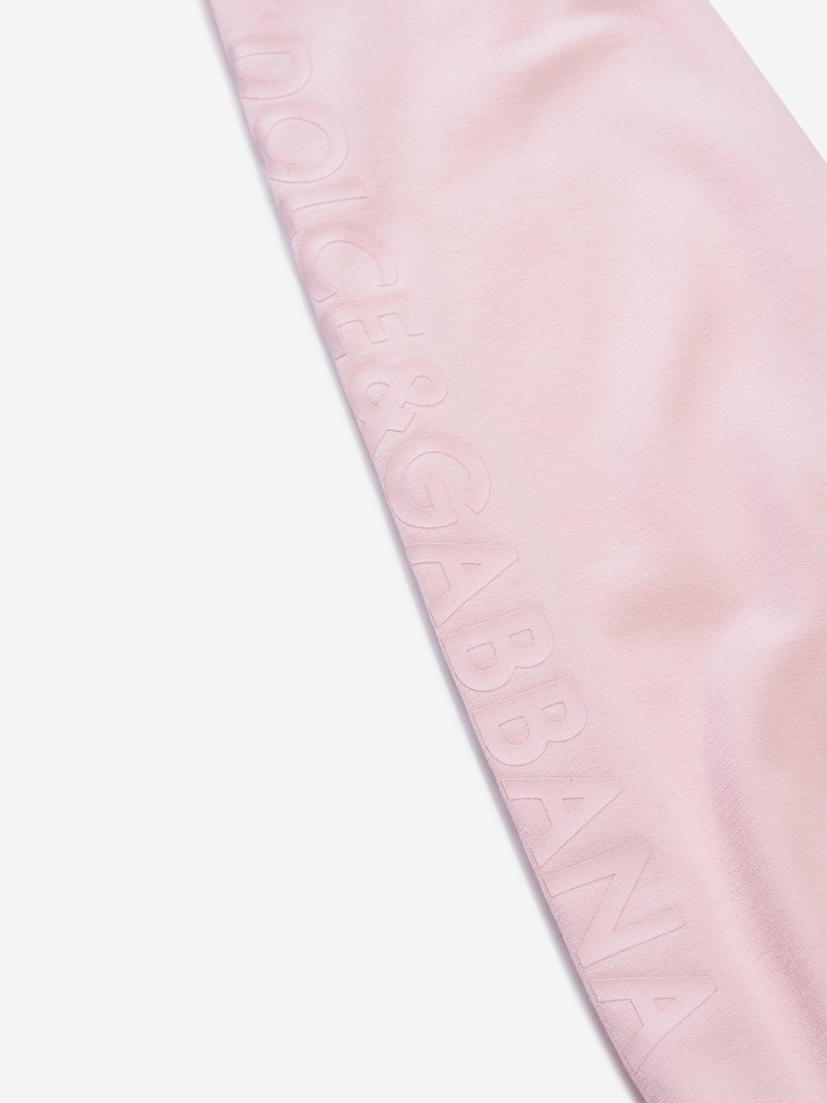 Dolce & Gabbana Baby Girls Joggers in Pink Classic For Sale