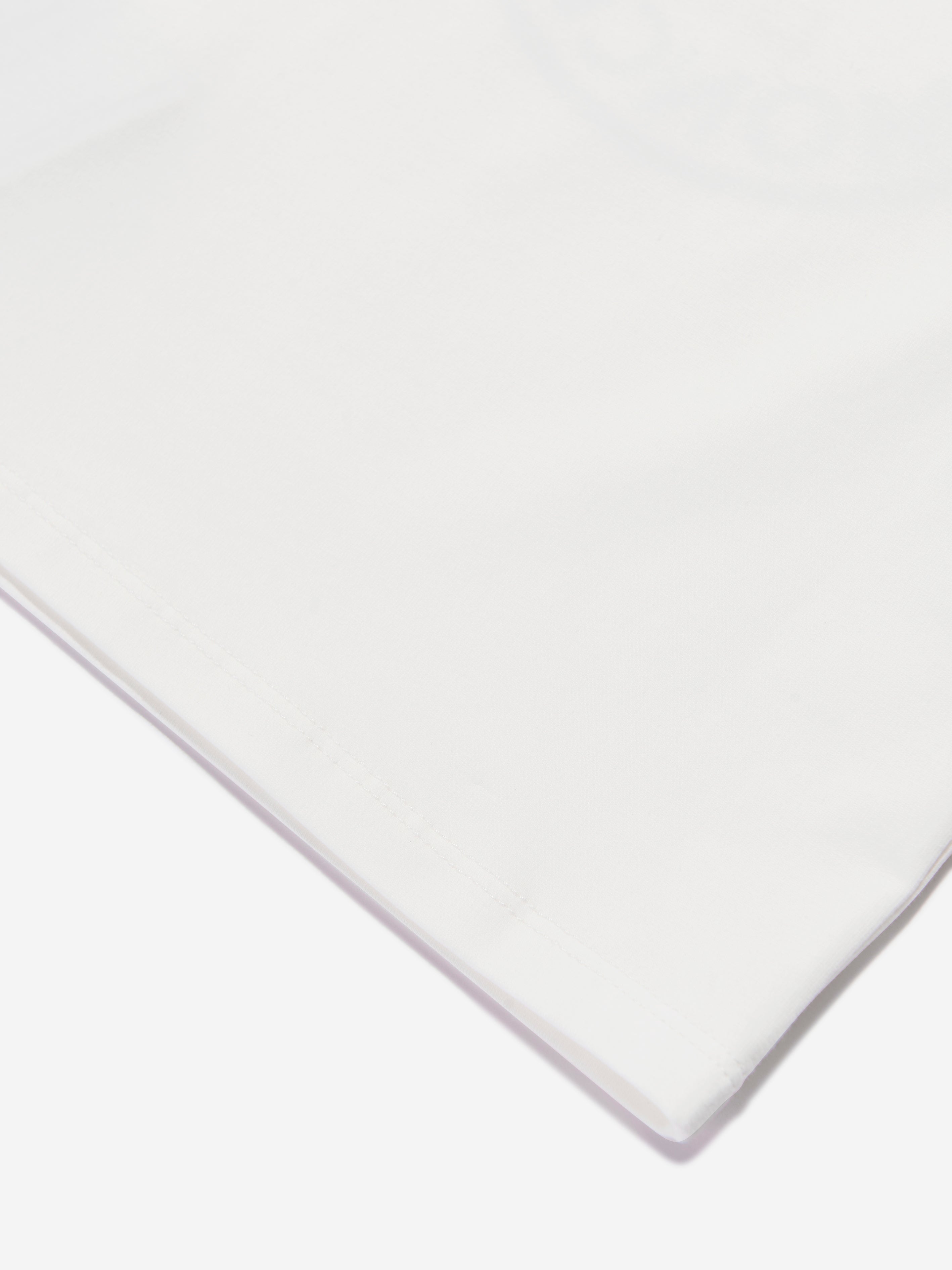 Moncler Enfant Baby Girls Long Sleeve Logo T-Shirt in Ivory Best Wholesale Sale Online