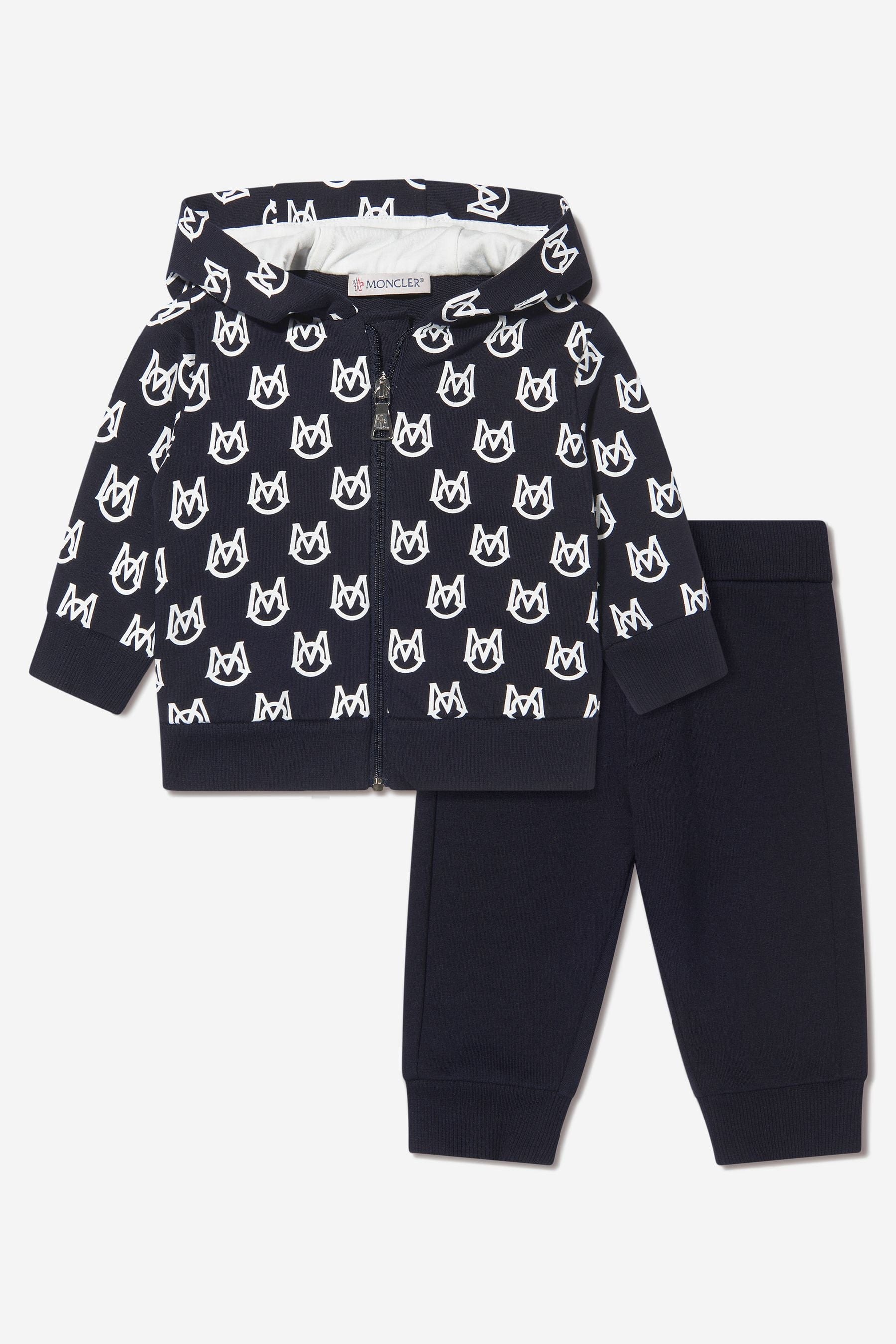 Moncler Enfant Baby Boys Tracksuit in Navy Cheap Tumblr