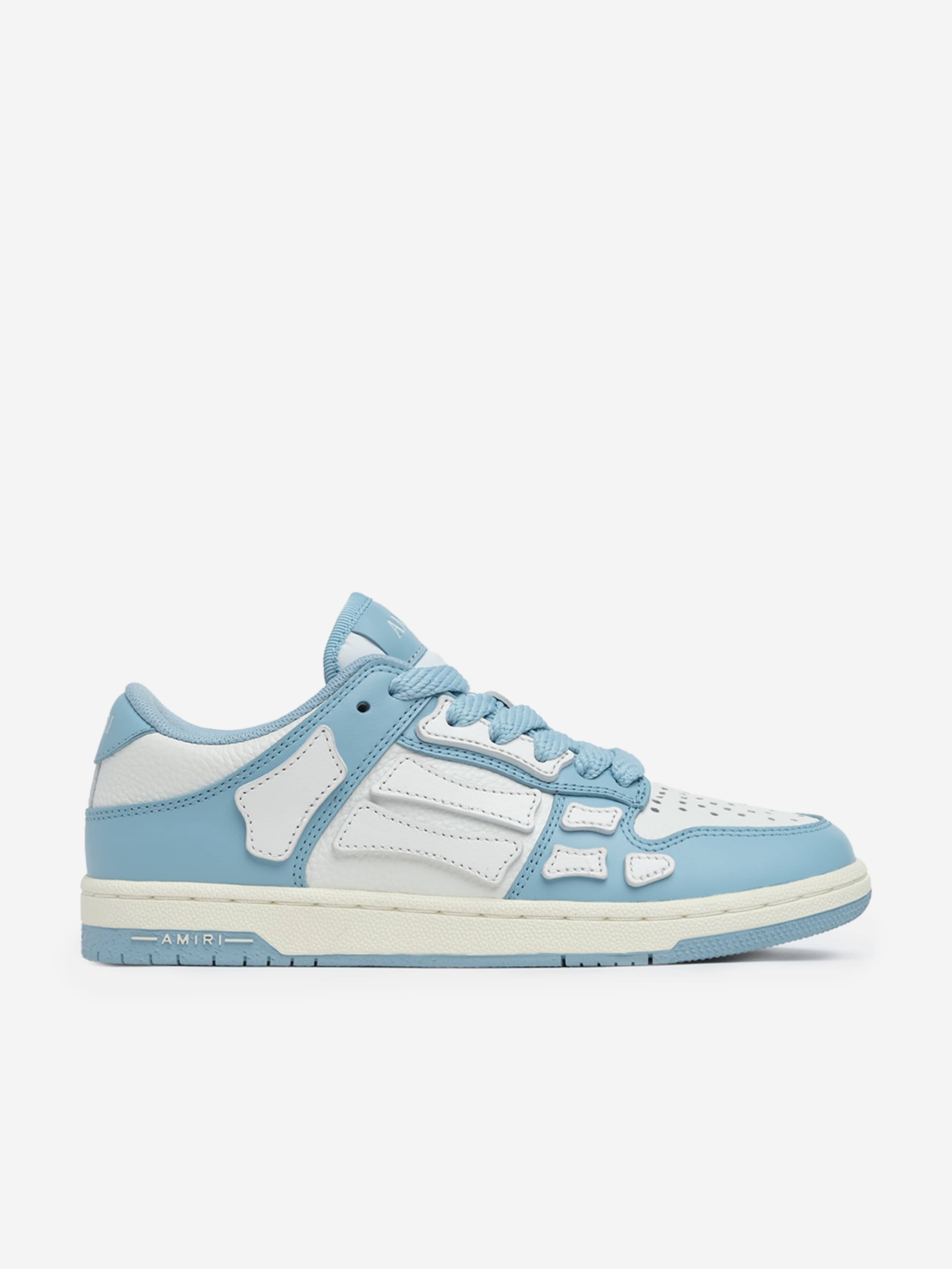 Kids Leather Skel Top Low Trainers in Blue Big Sale Cheap Online