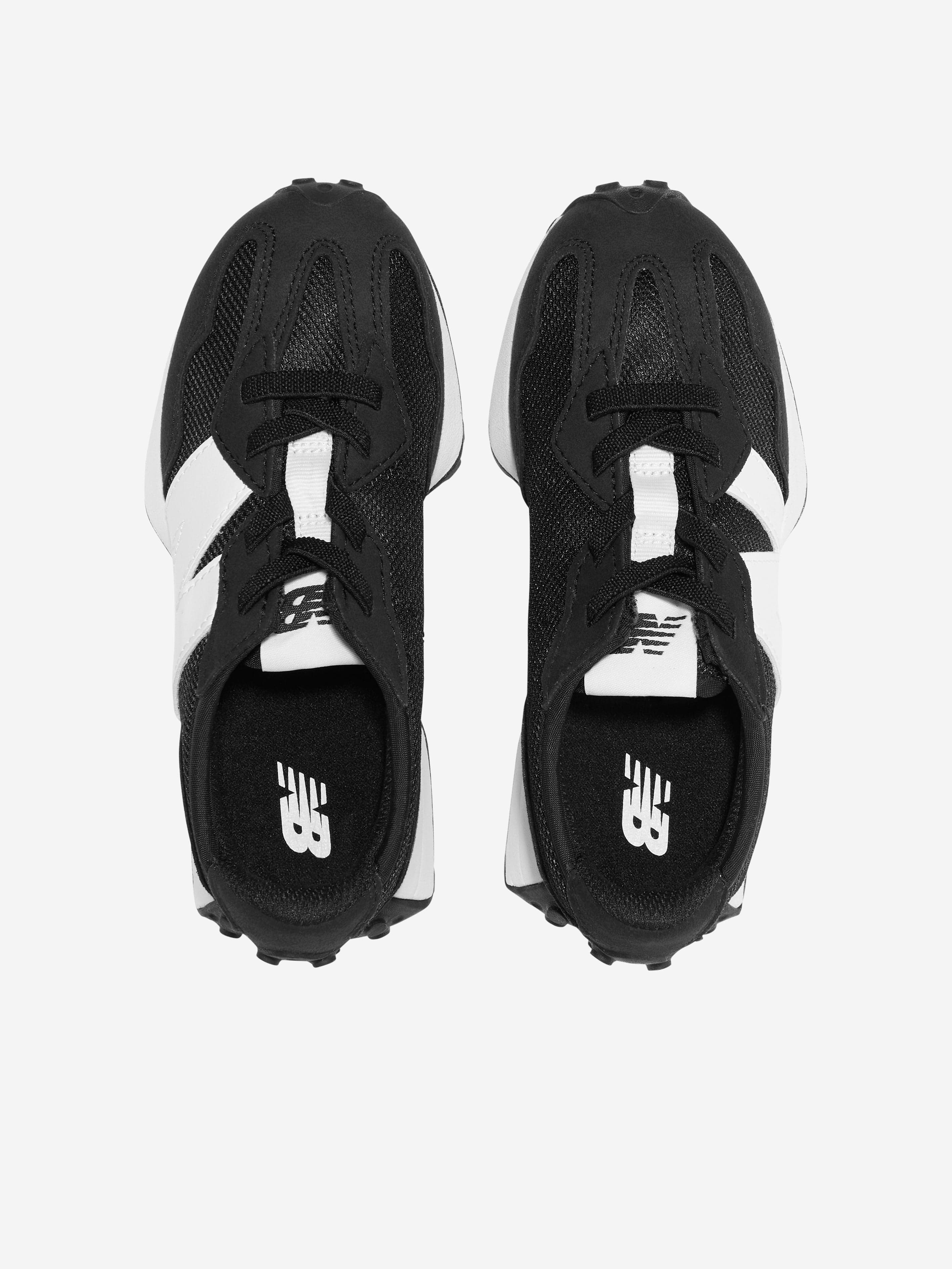 New Balance Kids 327 Trainers in Black Cheap Nicekicks