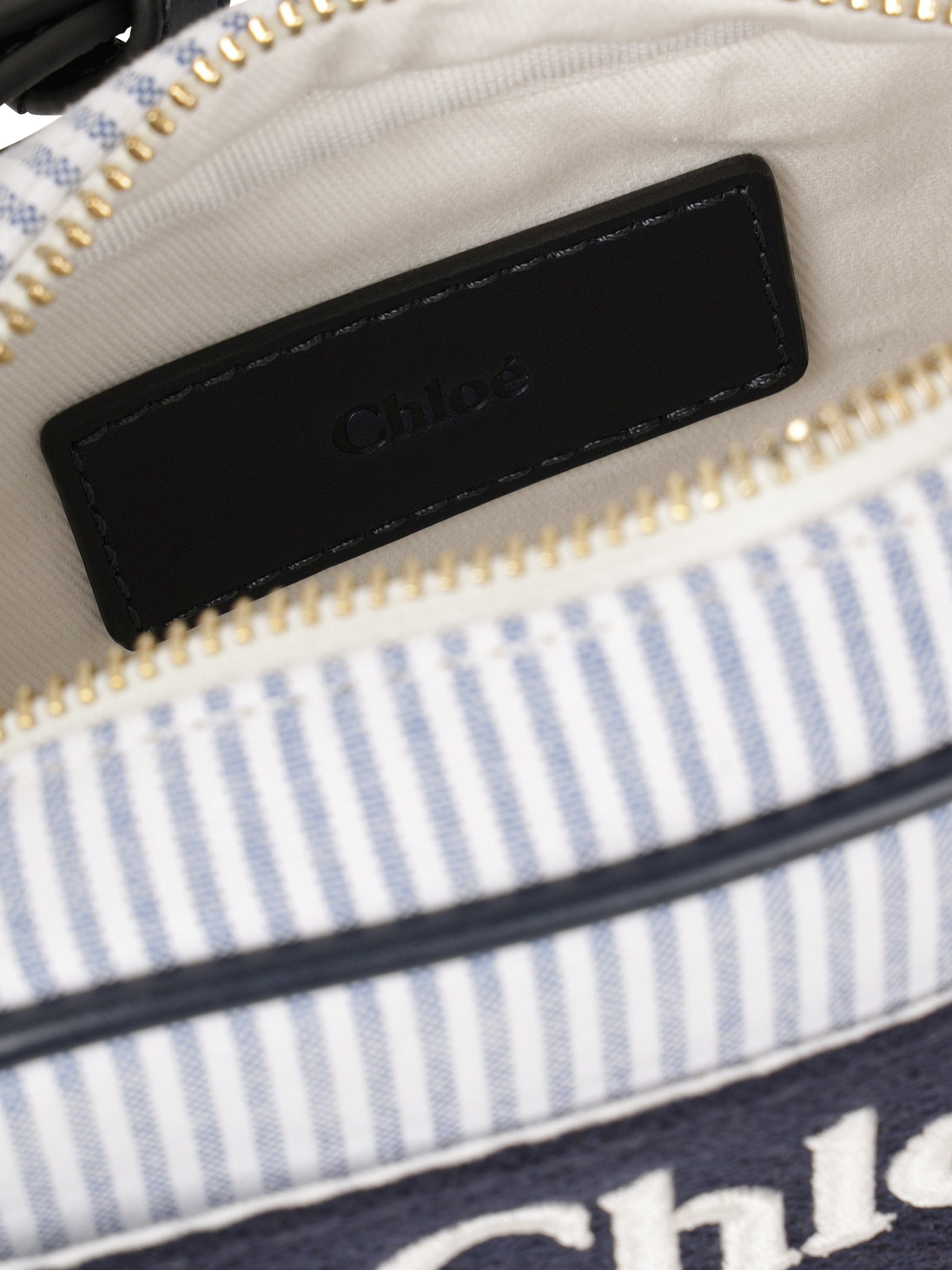 Chlo¨¦ Girls Striped Shoulder Bag in Navy (16cm) Low Shipping Cheap Pice