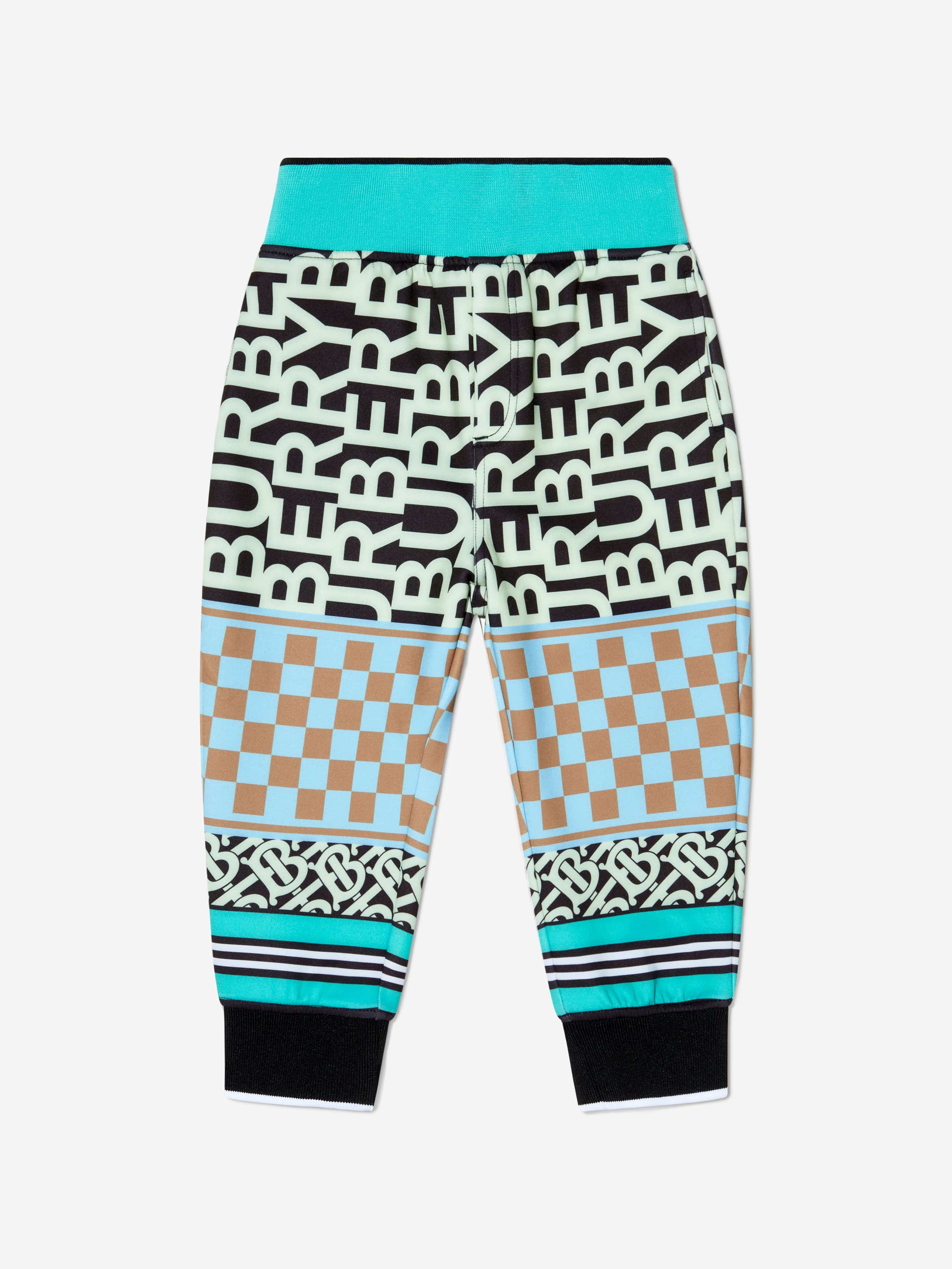 Burberry Boys Monogram Patterned Jersey Joggers Huge Surprise For Sale