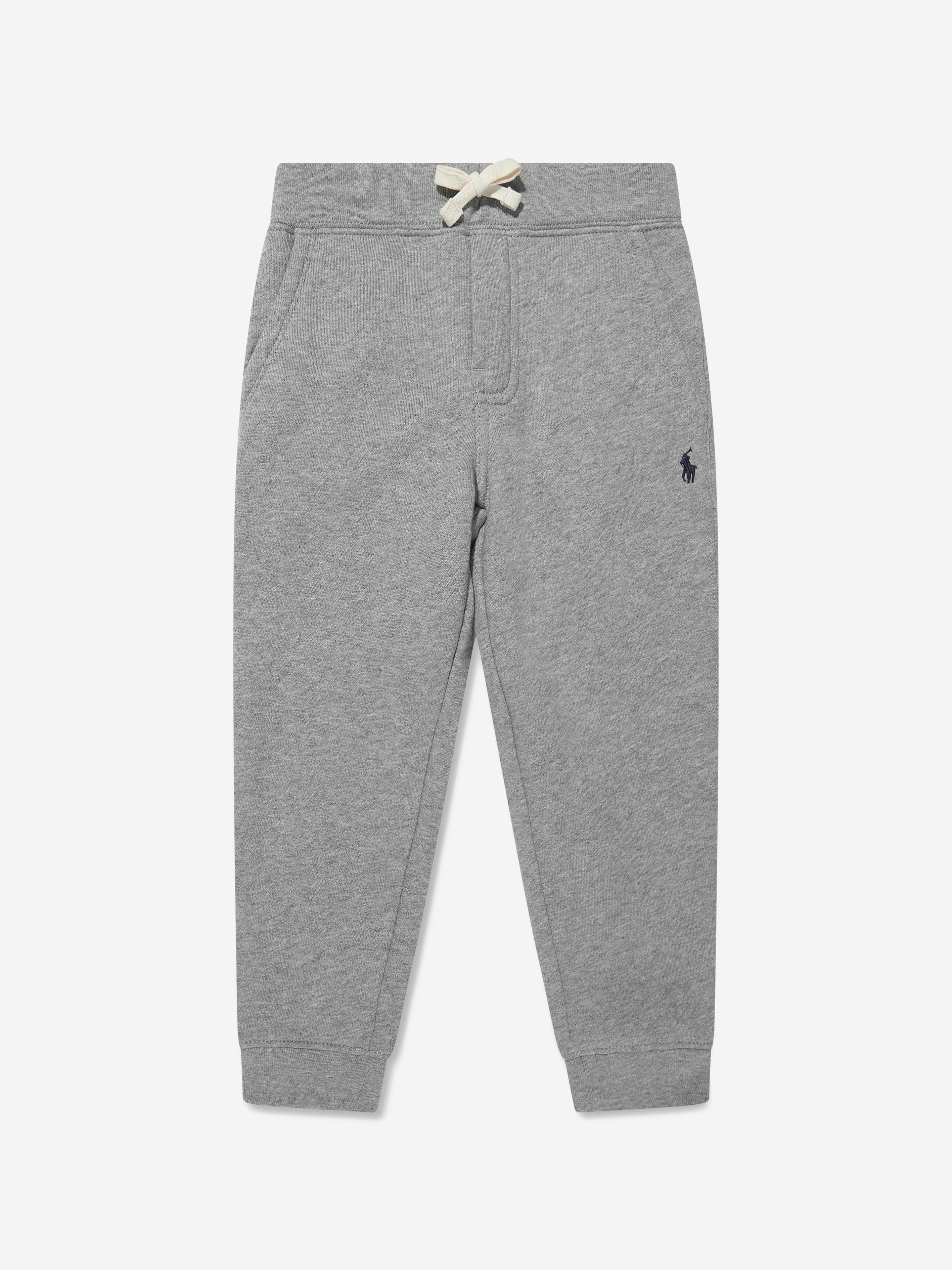 Ralph Lauren Boys Logo Joggers in Grey Marketable For Sale