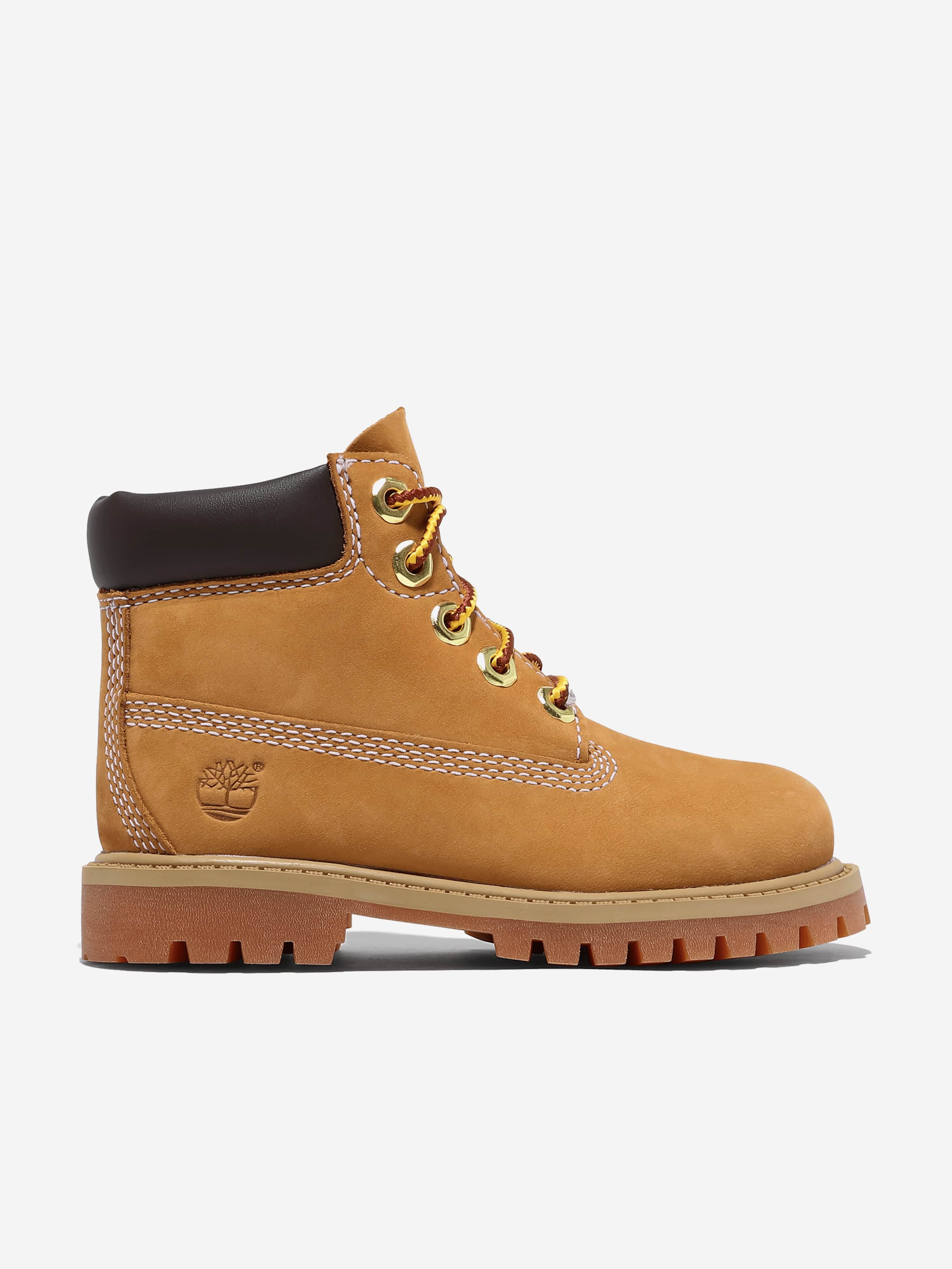 Timberland Kids 6 inch Lace-Up Waterproof Boots in Beige Clearance Order