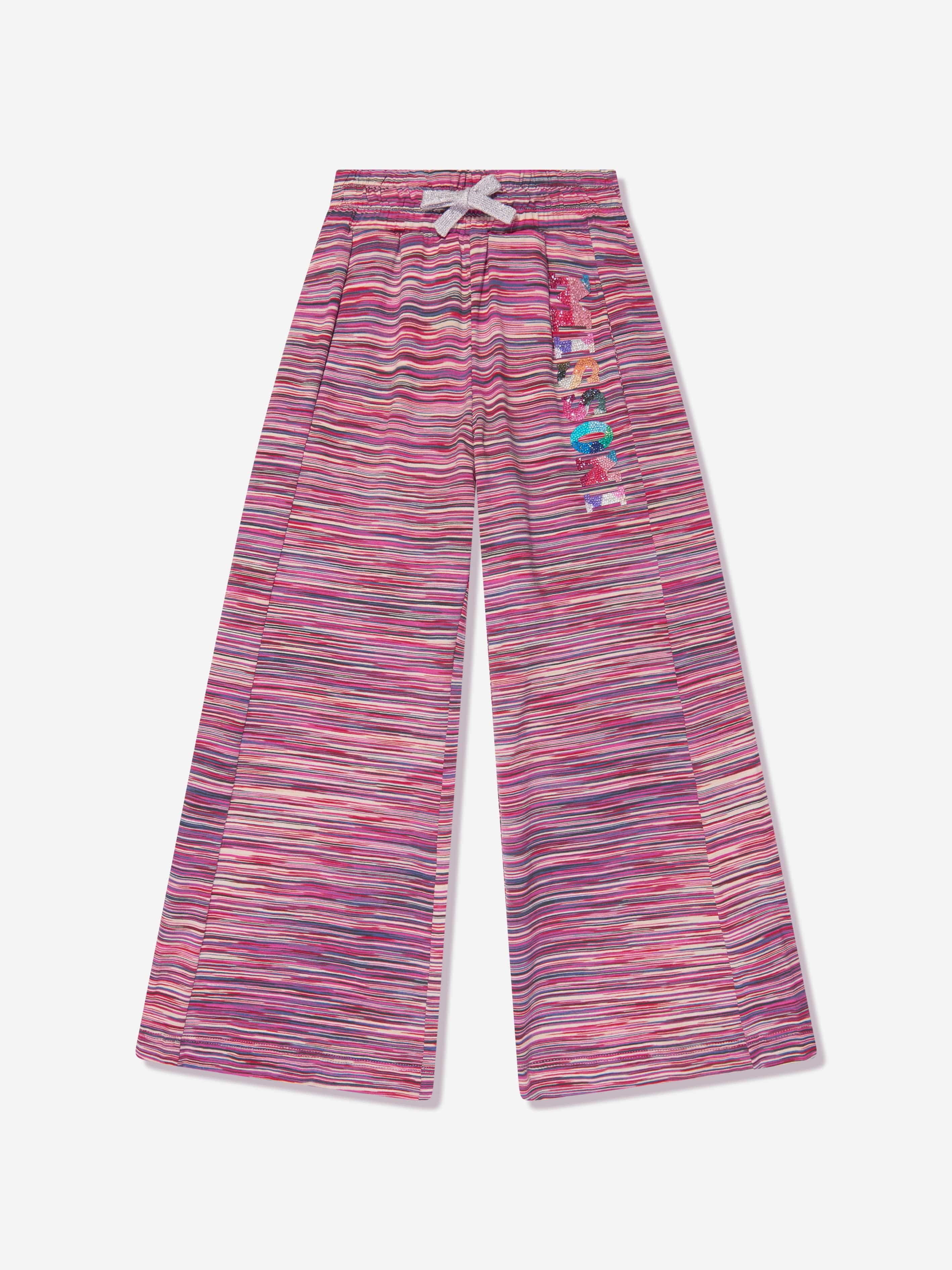 Missoni Girls Logo Joggers in Pink Countdown Package Cheap Pice