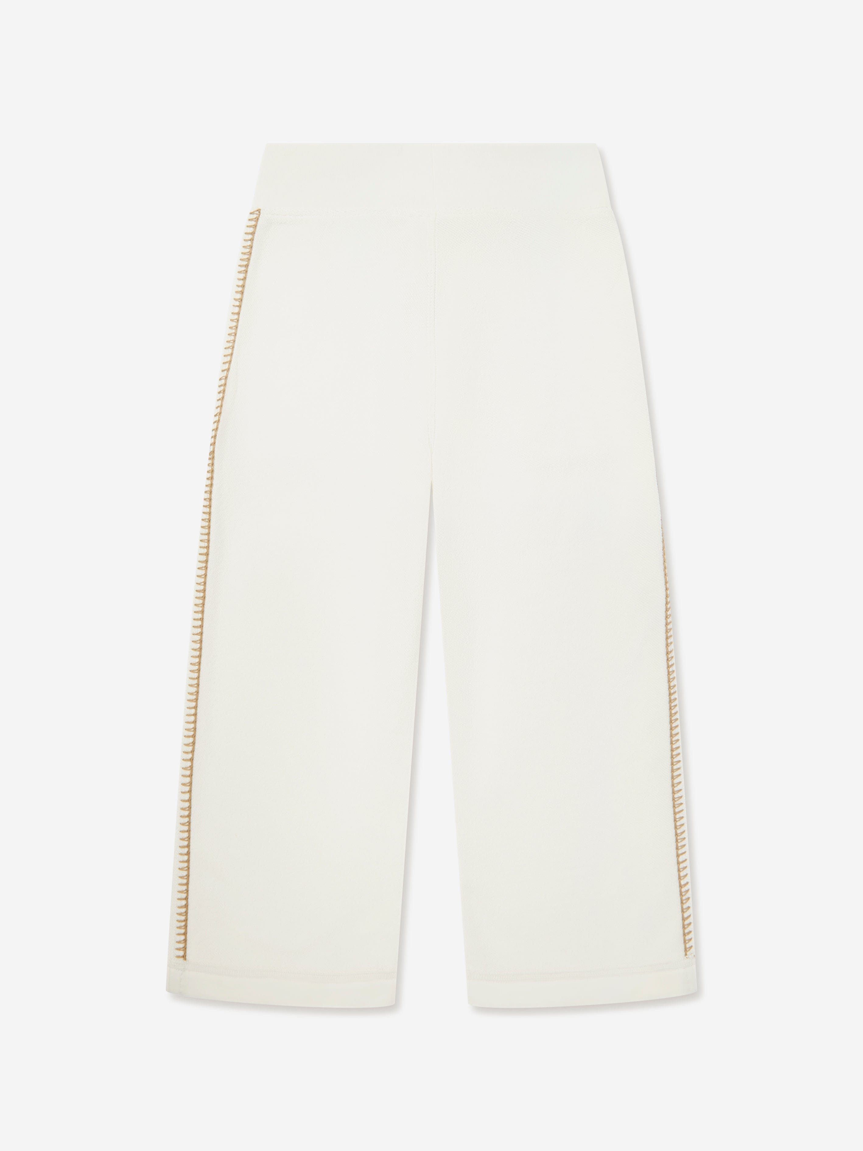 Burberry Girls Aubrey Trousers in White From China Sale Online