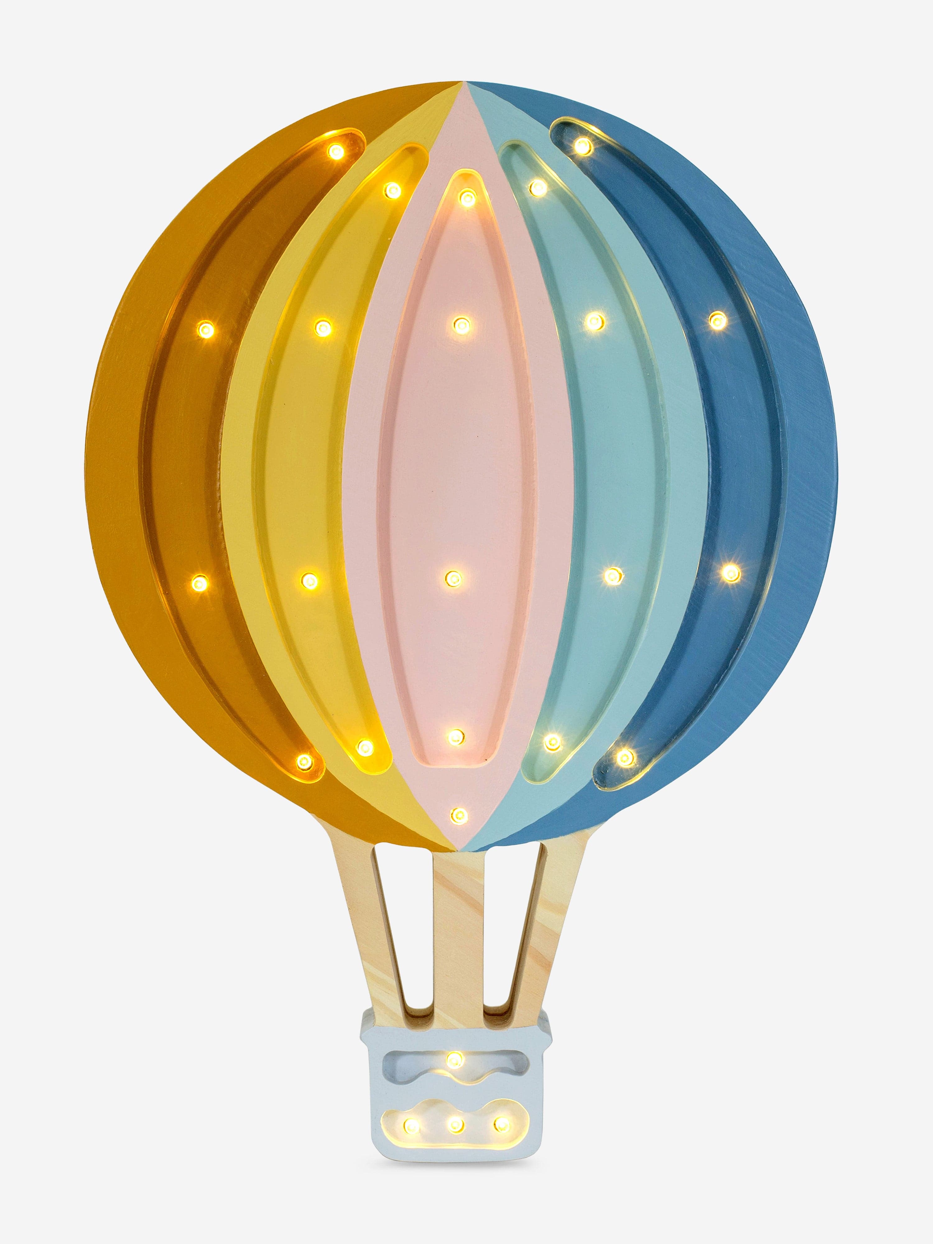 Little Lights Hot Air Balloon Lamp in Multicolour (39x27.5x5.5 cm) Recommend Online