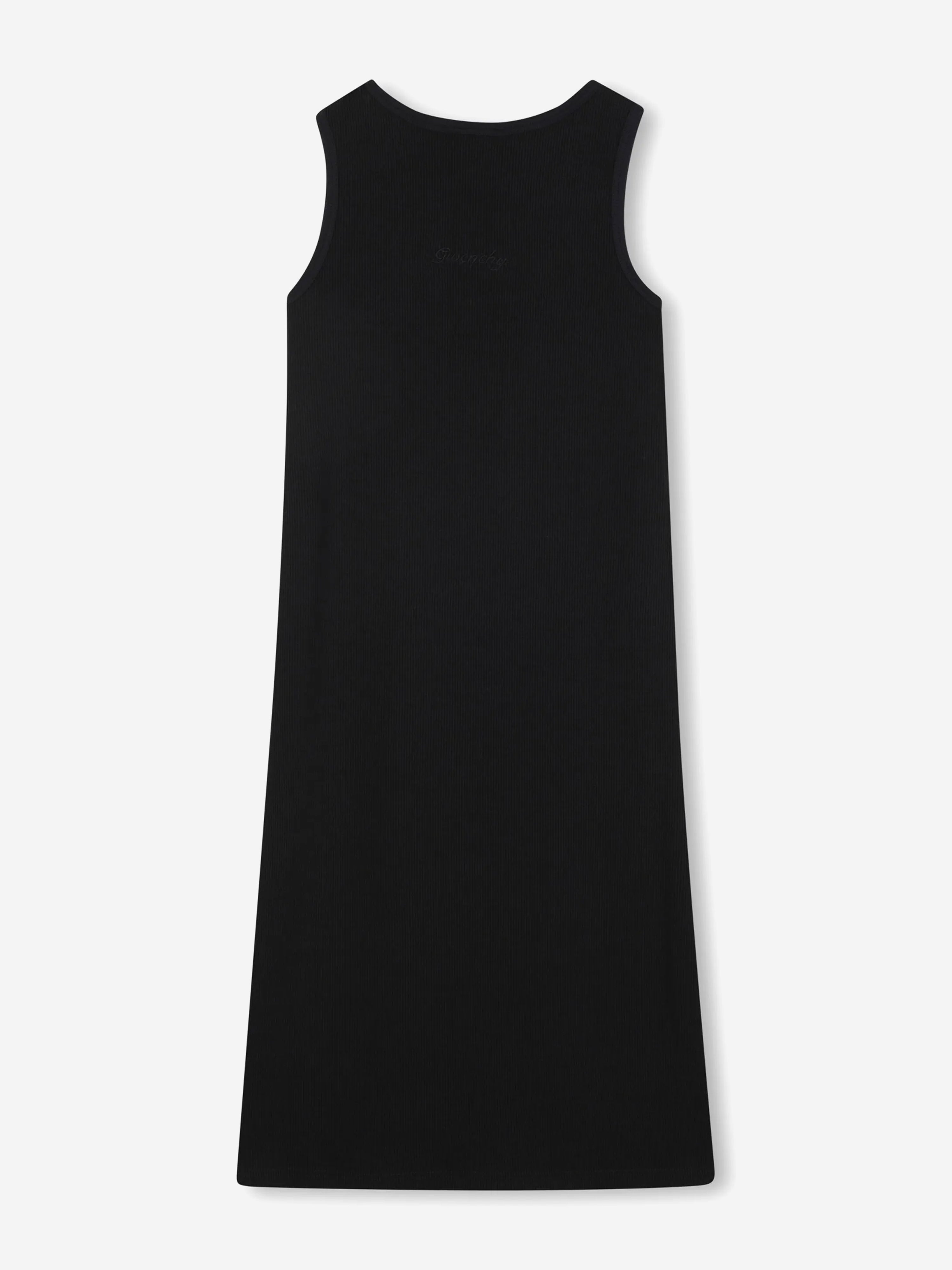 Girls Ribbed Logo Tank Dress in Black Cheap Pices Authentic