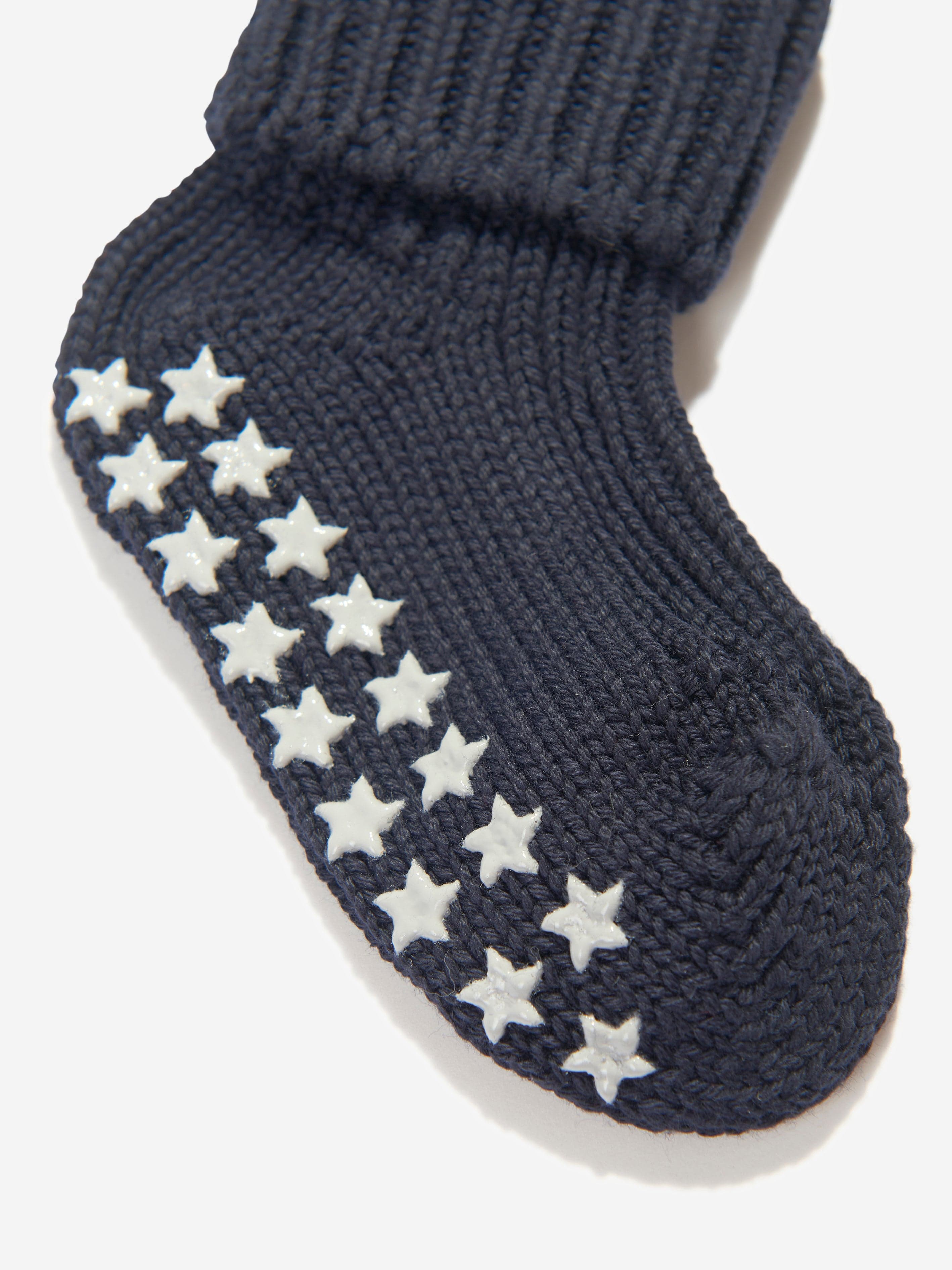 Falke Baby Cotton Catspads House Socks in Navy Cheap Supply
