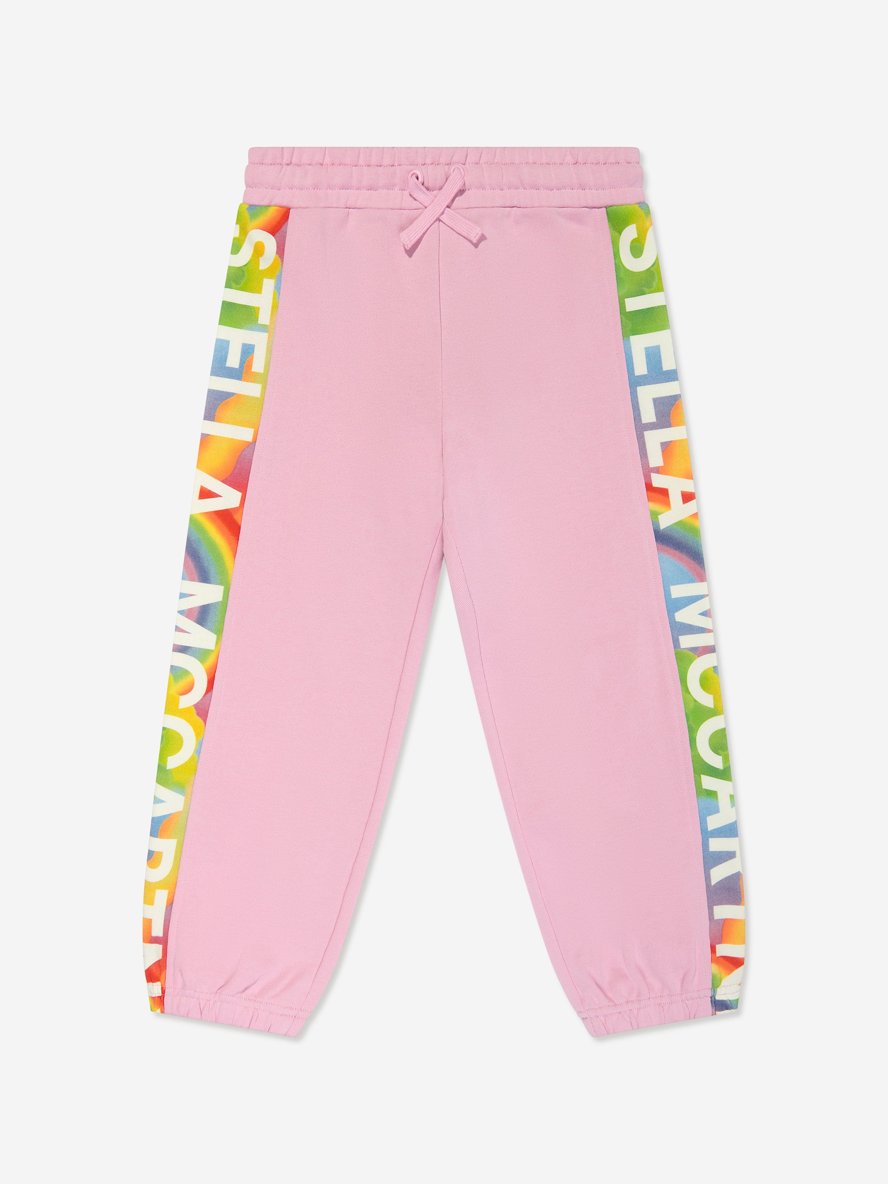 Stella McCartney Girls Logo Joggers in Pink Cheap With Credit Card