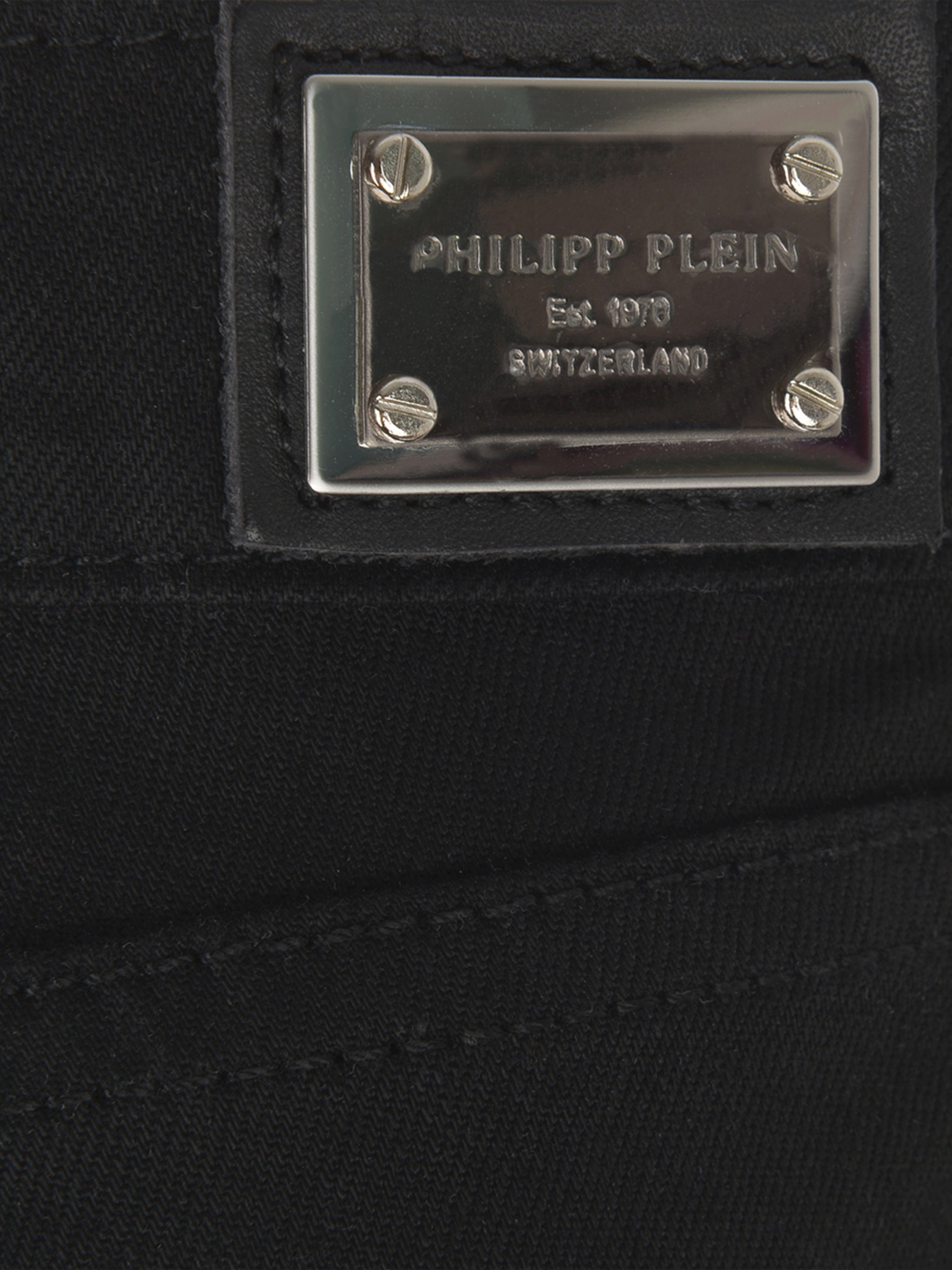 Philipp Plein Girls Diamante Cat Woman Jeans Sast For Sale