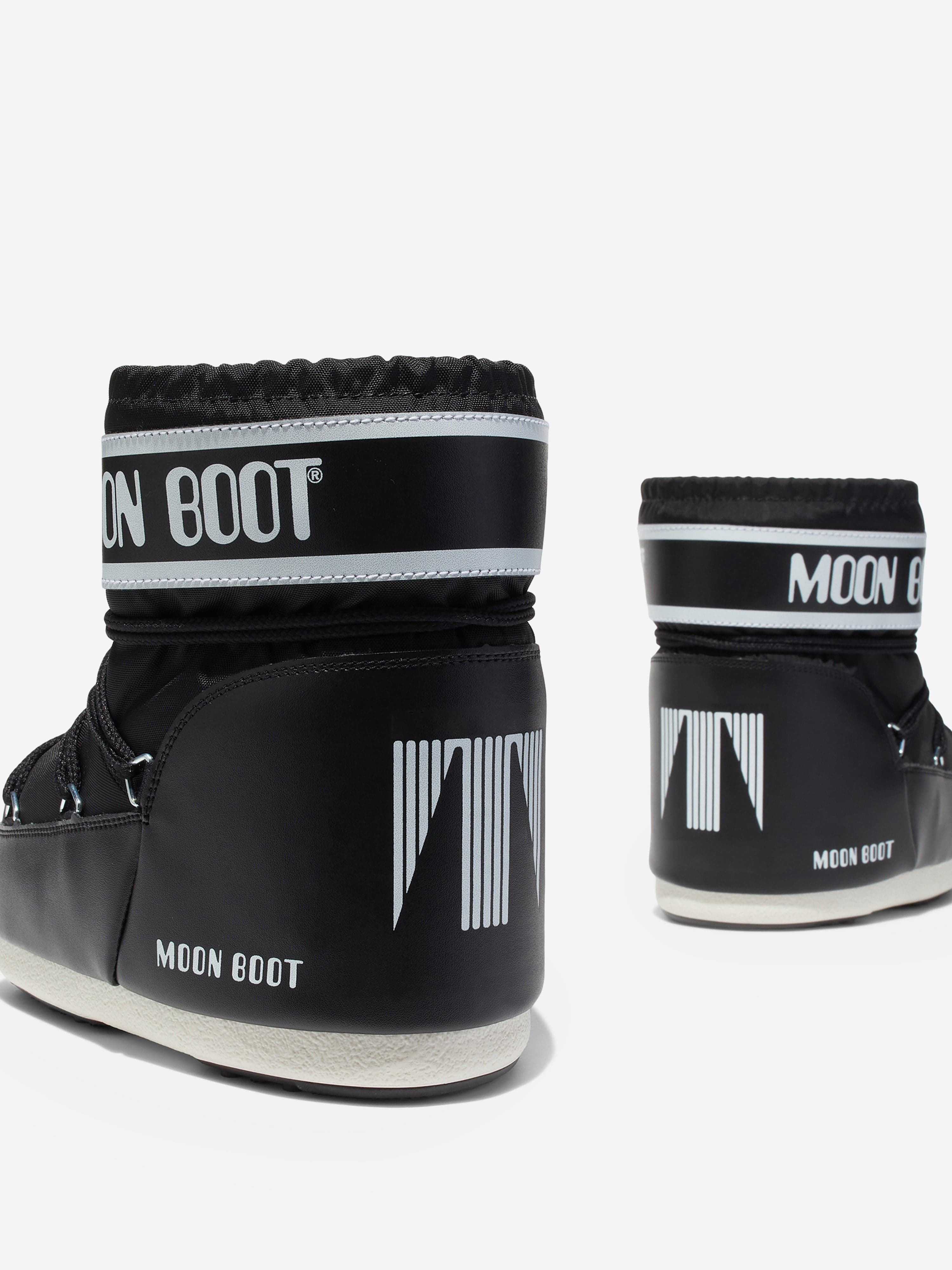 Moon Boot Kids Icon Low Boots in Black Sale Fake