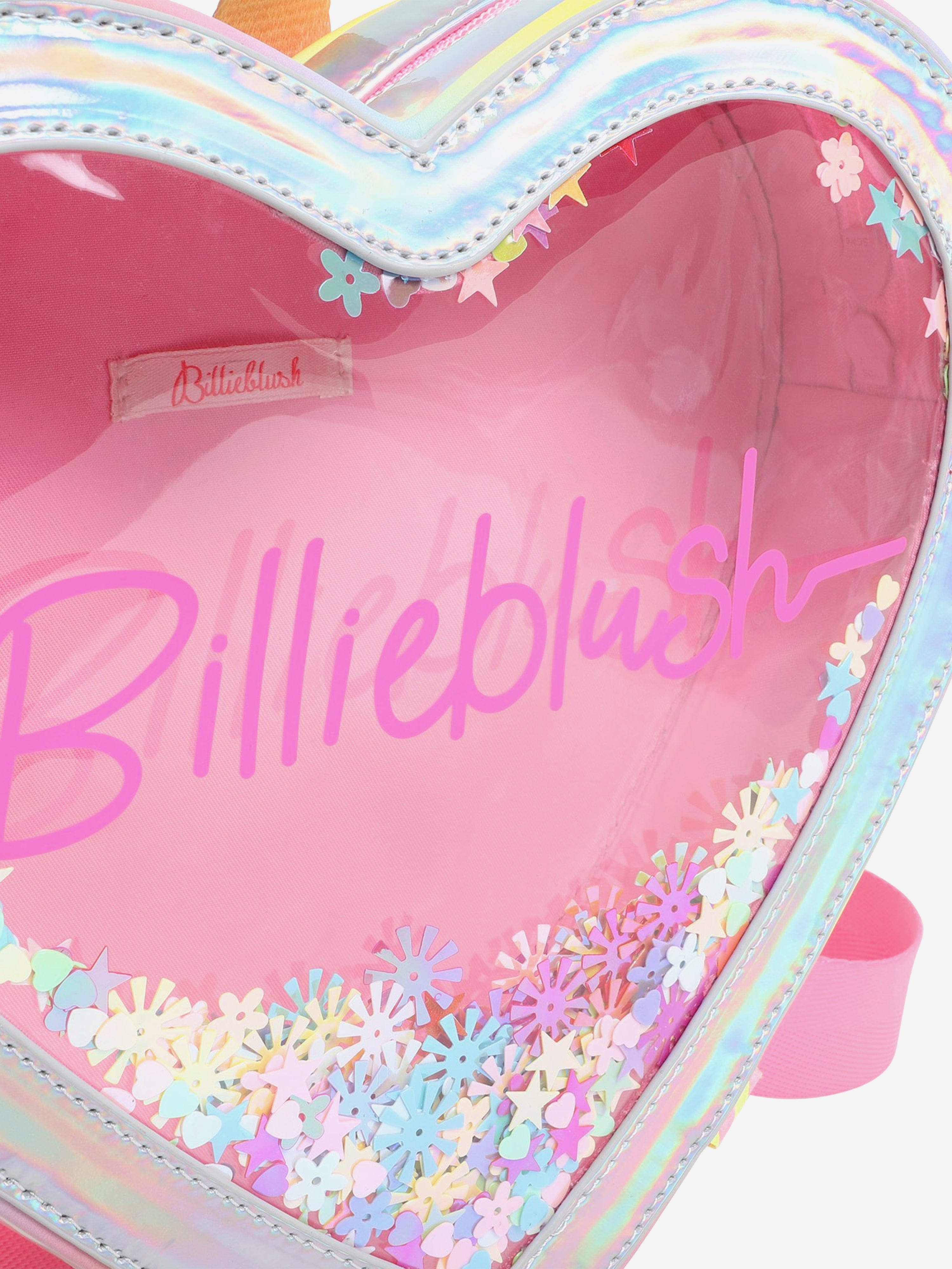 Girls Iridescent Confetti Heart Backpack in White (24cm) Recommend Cheap Online