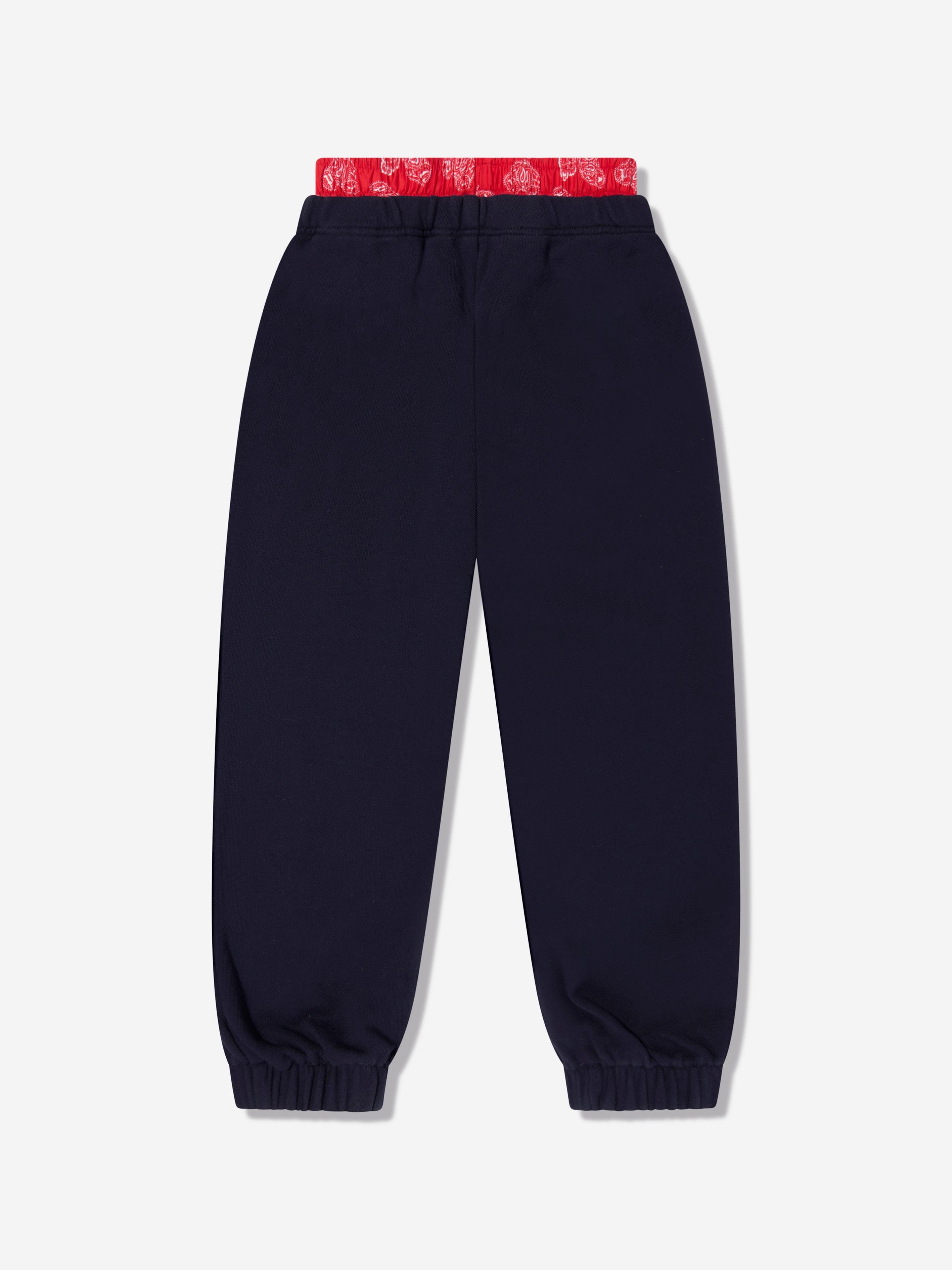 Palm Angels Boys Bears Paisley Joggers in Navy Online Online For Sale