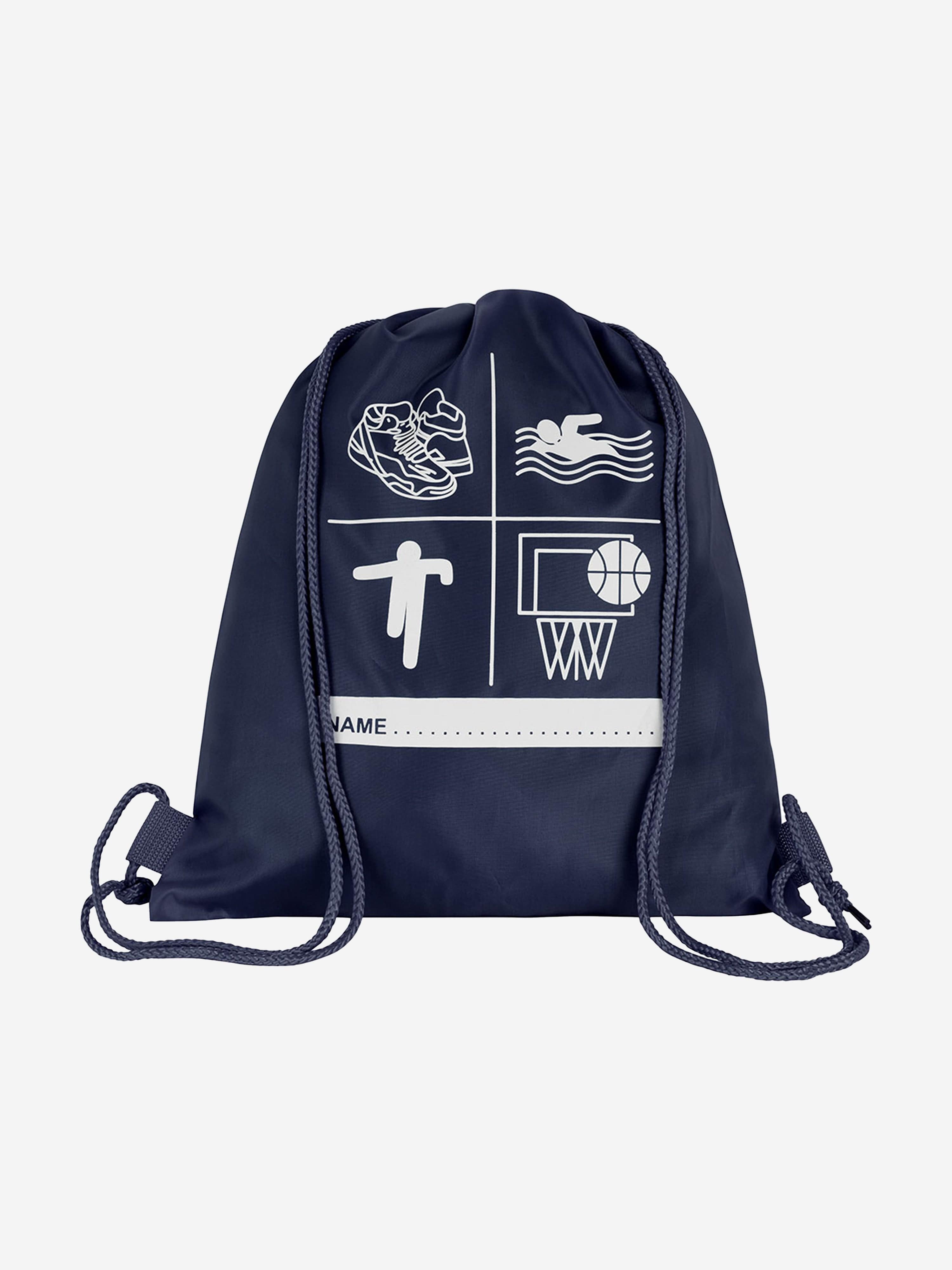 Zeco Kids School Premium Printed PE Bag in Navy (40cm) Buy Cheap Deals