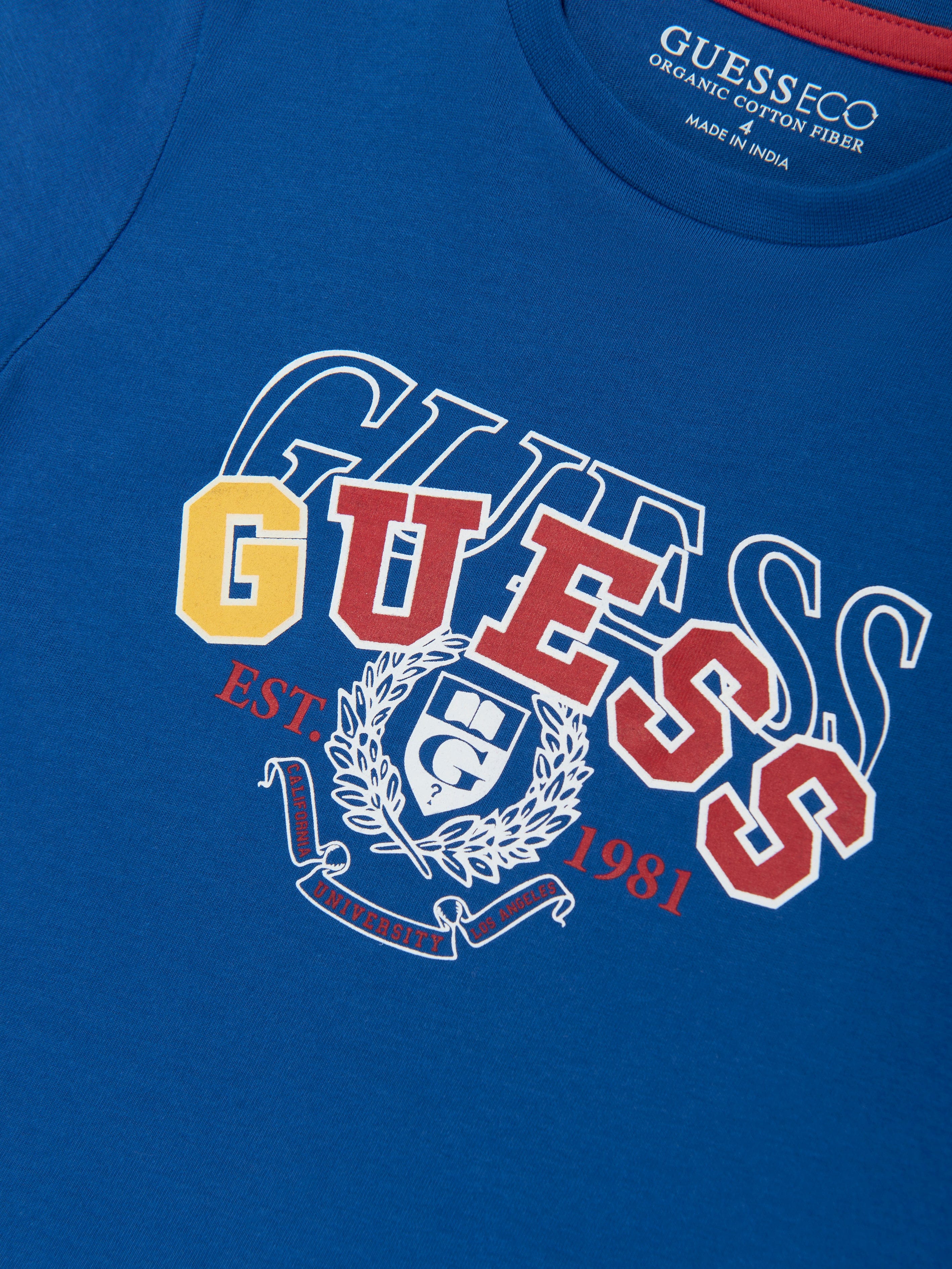 Boys Logo T-Shirt in Blue Cheap New Styles