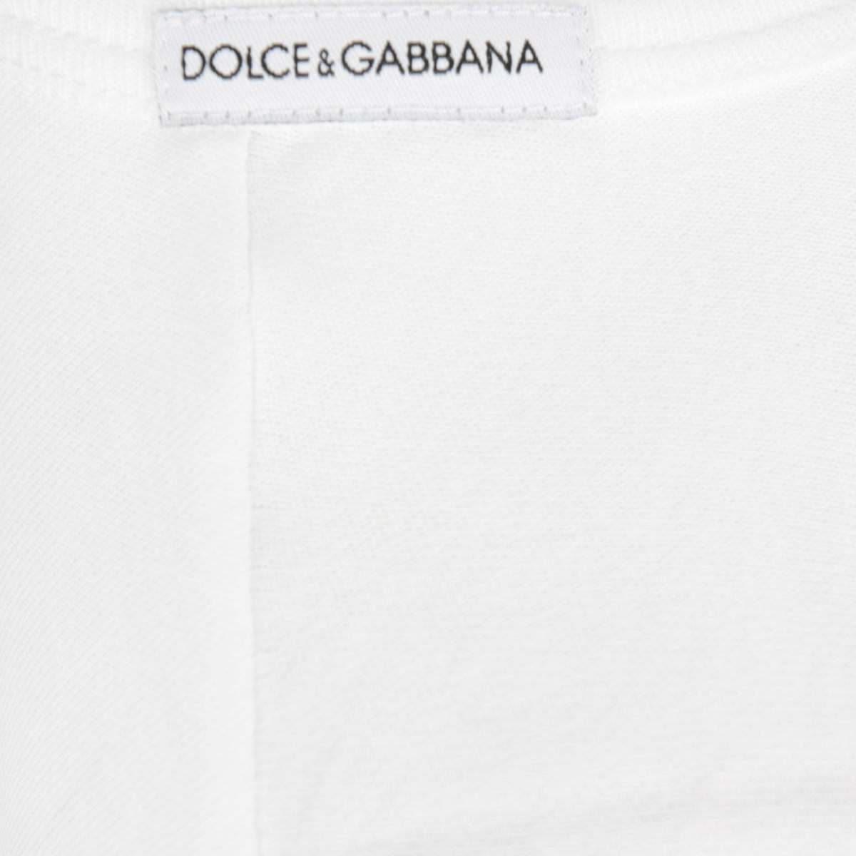 Dolce & Gabbana Boys 2 Pack T-Shirt Set in White Collections For Sale