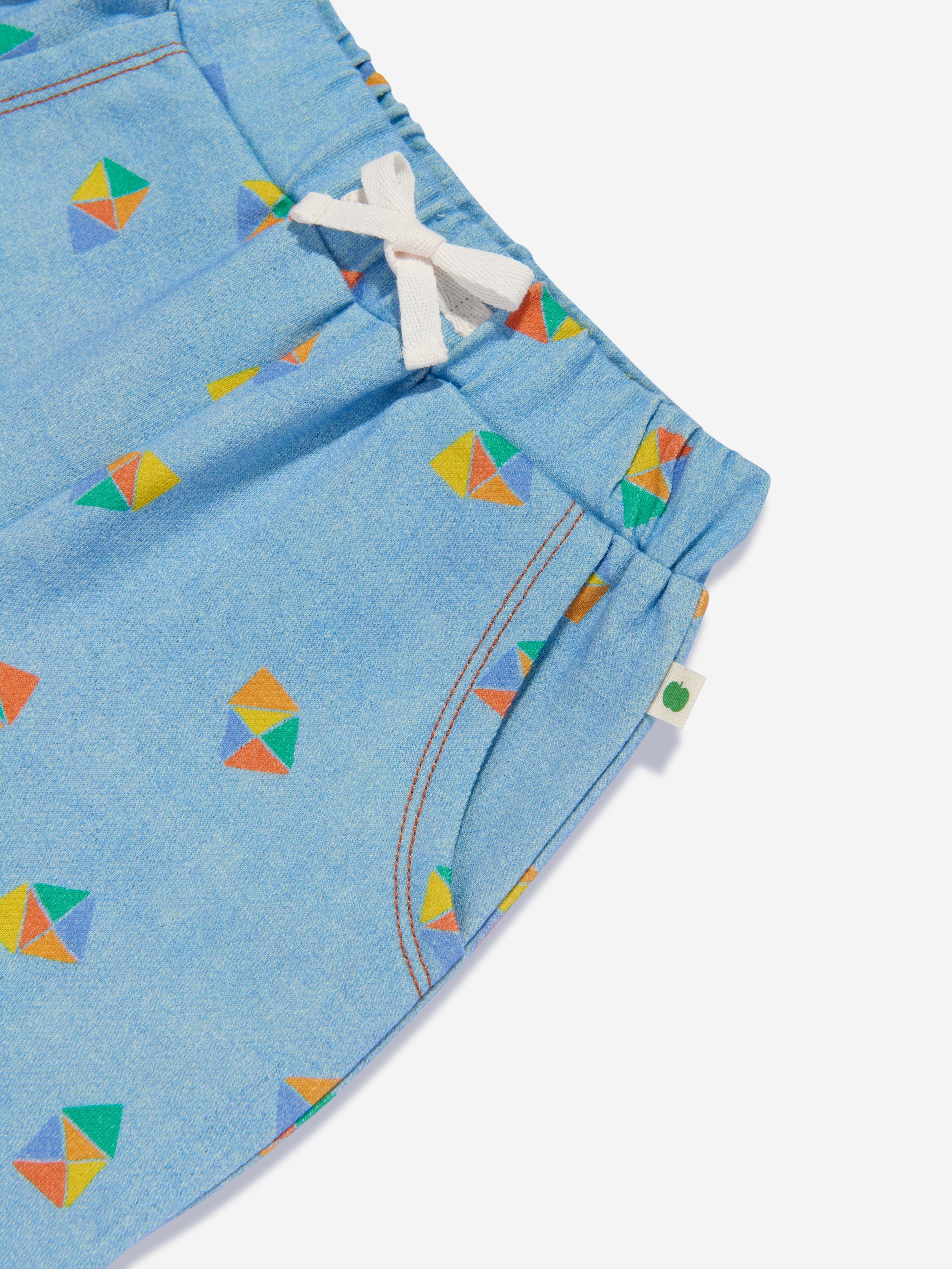 The Bonnie Mob Boys Mavericks Beach Denim Shorts in Blue Outlet New Arrival