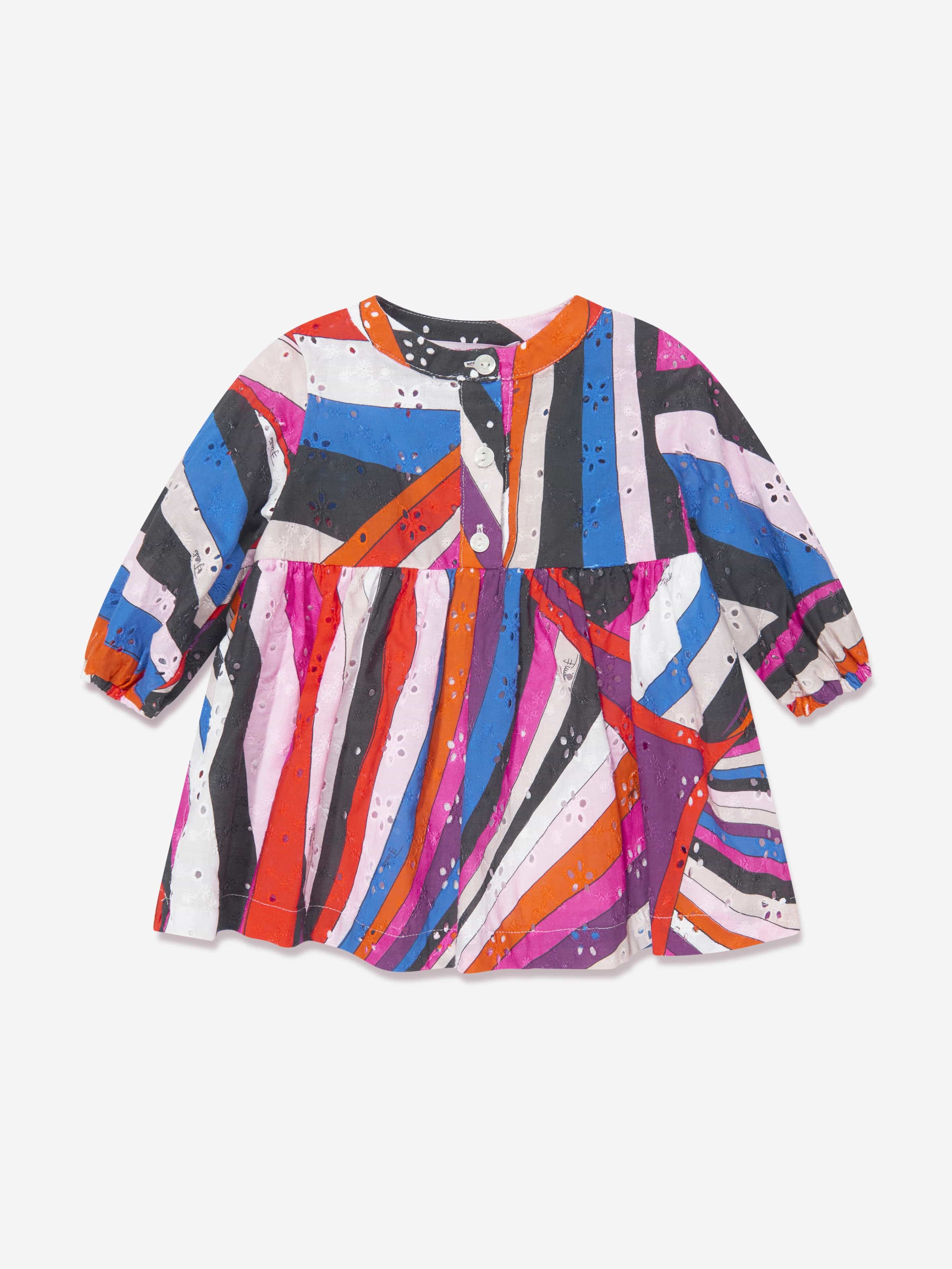 Pucci Baby Girls Iride Woven Dress in Multicolour 2025 New Cheap Pice
