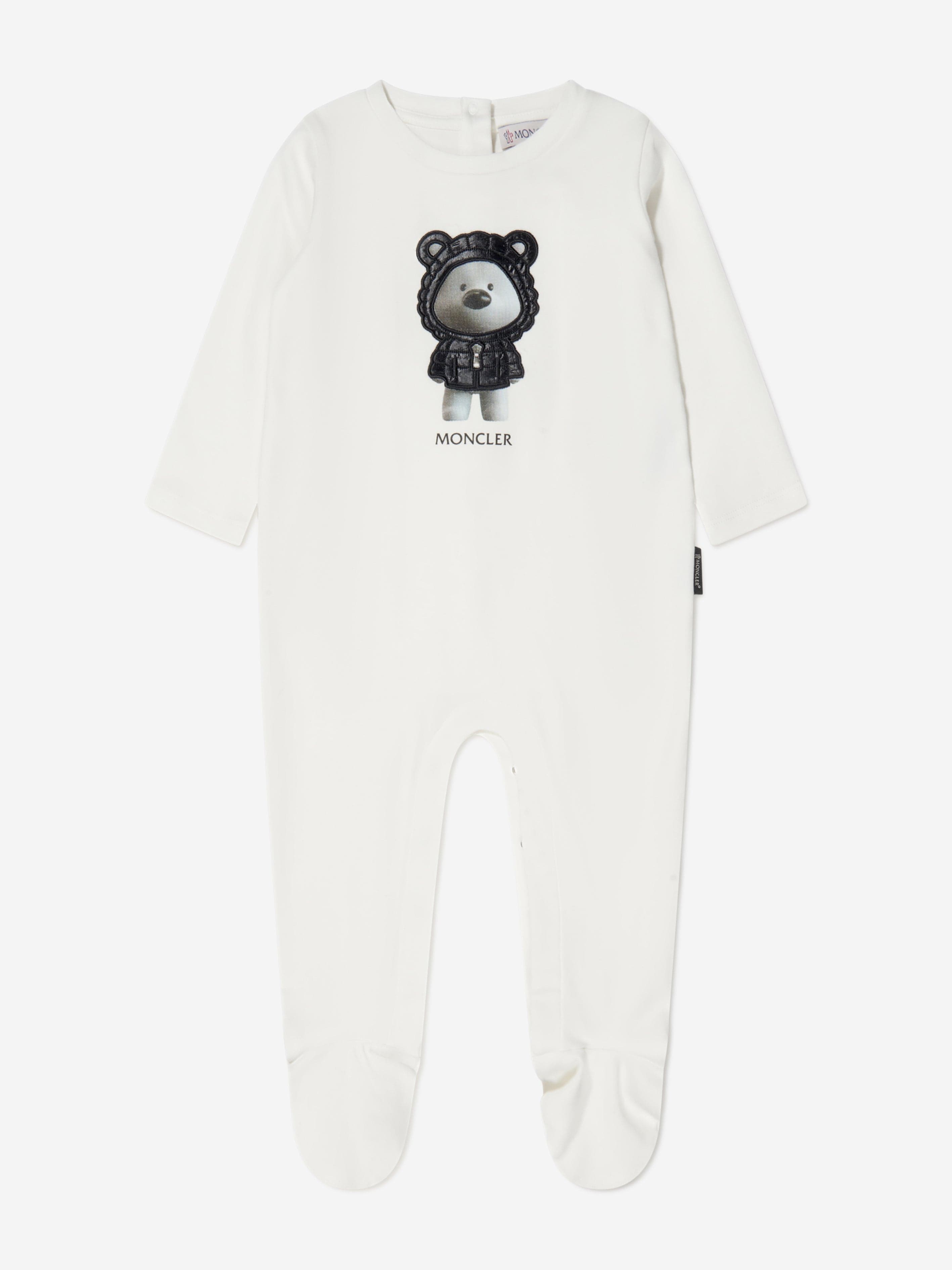 Moncler Enfant Baby Bear Print Babygrow Cheap Sale Best Pices