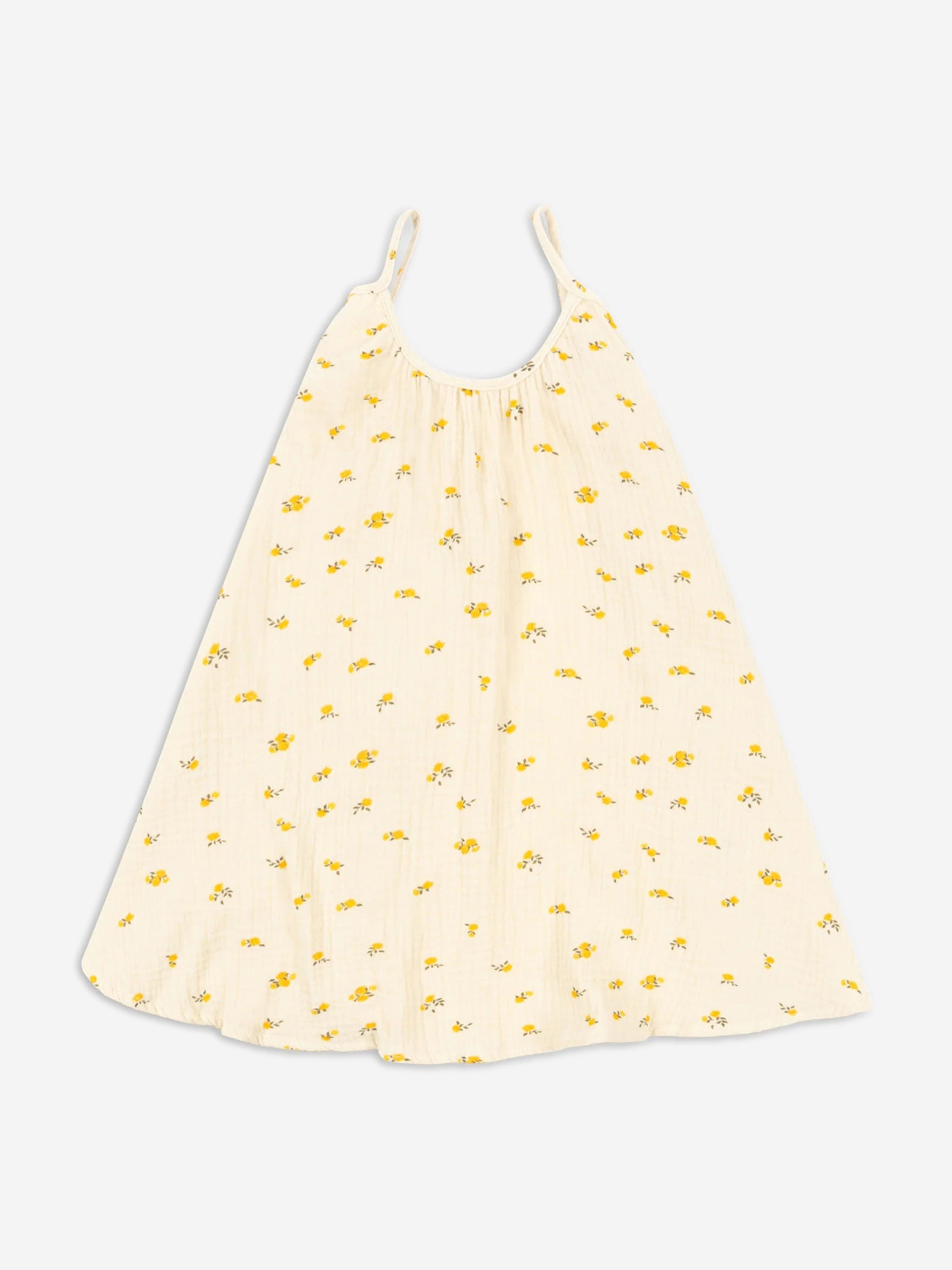 Konges Sljd Girls Coco Sun Dress in Beige Sale Great Deals