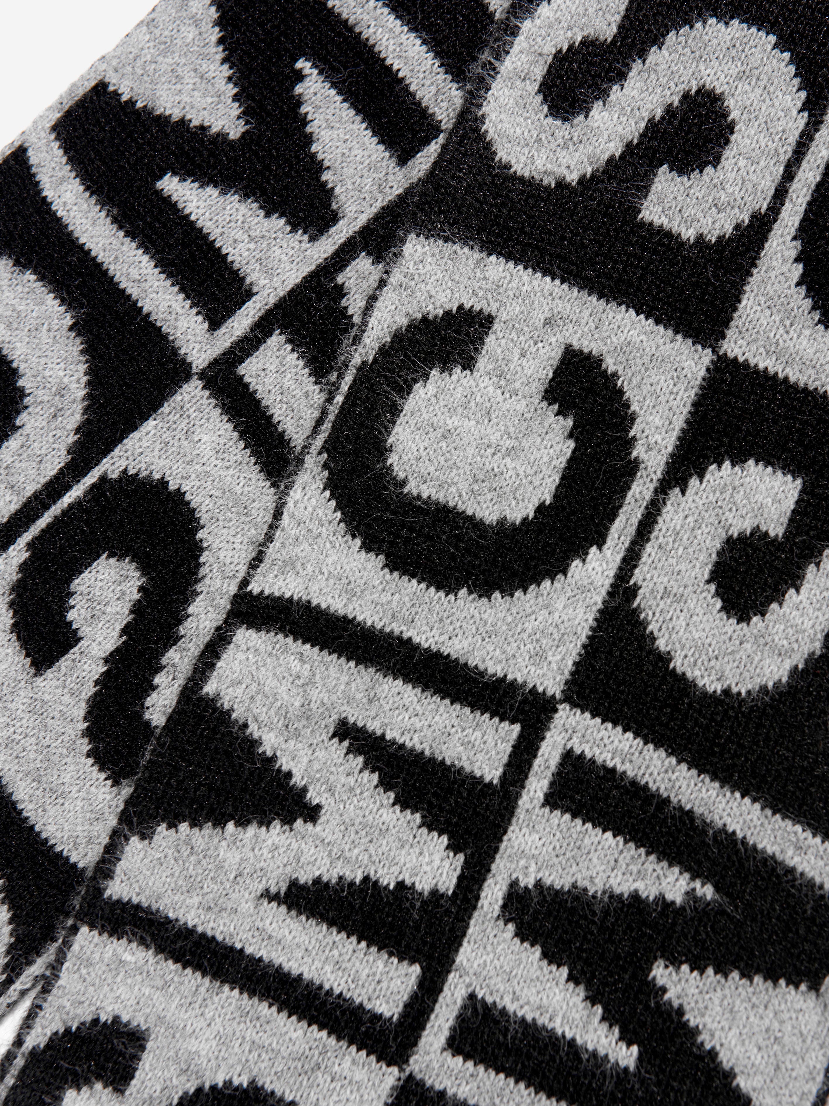 Stella McCartney Kids Logo Scarf in Black Clearance With Credit Card