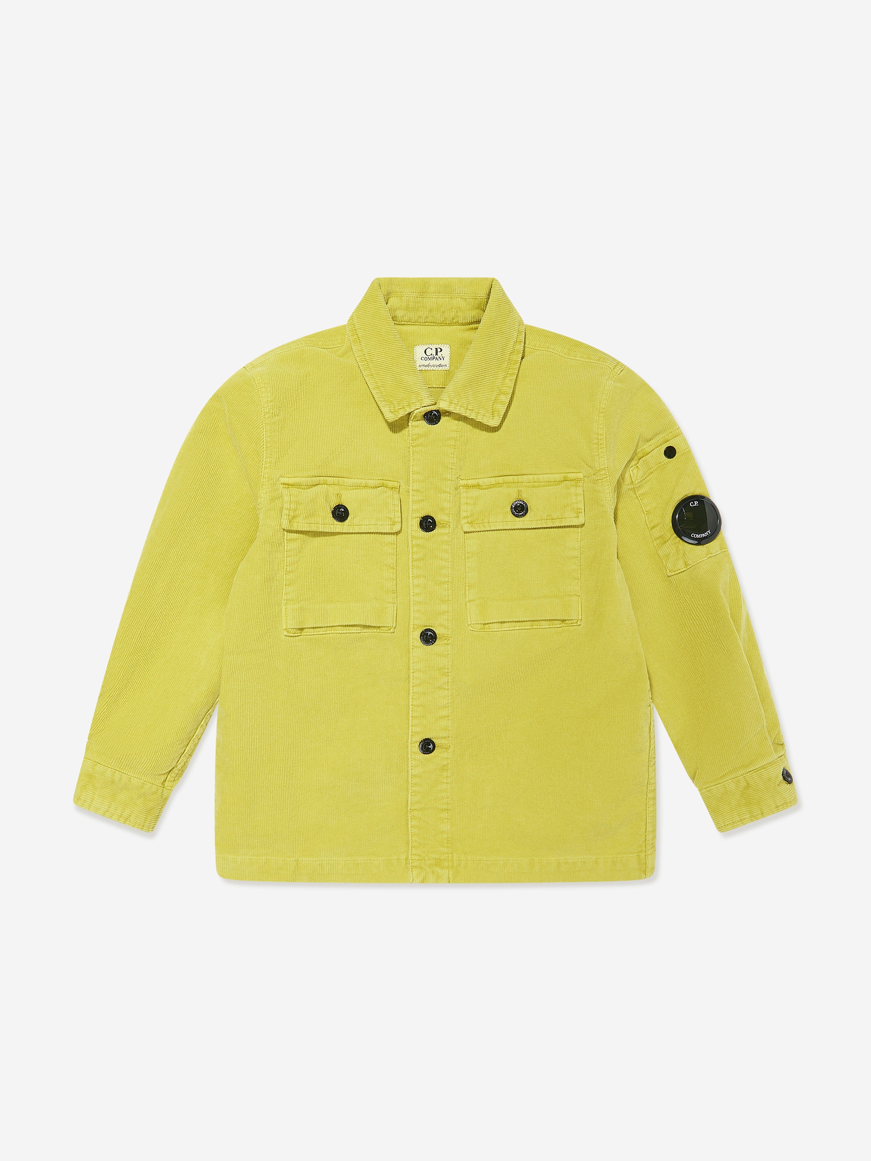 C.P. Company Boys Branded Shirt in Green Cheap Sale Big Discount