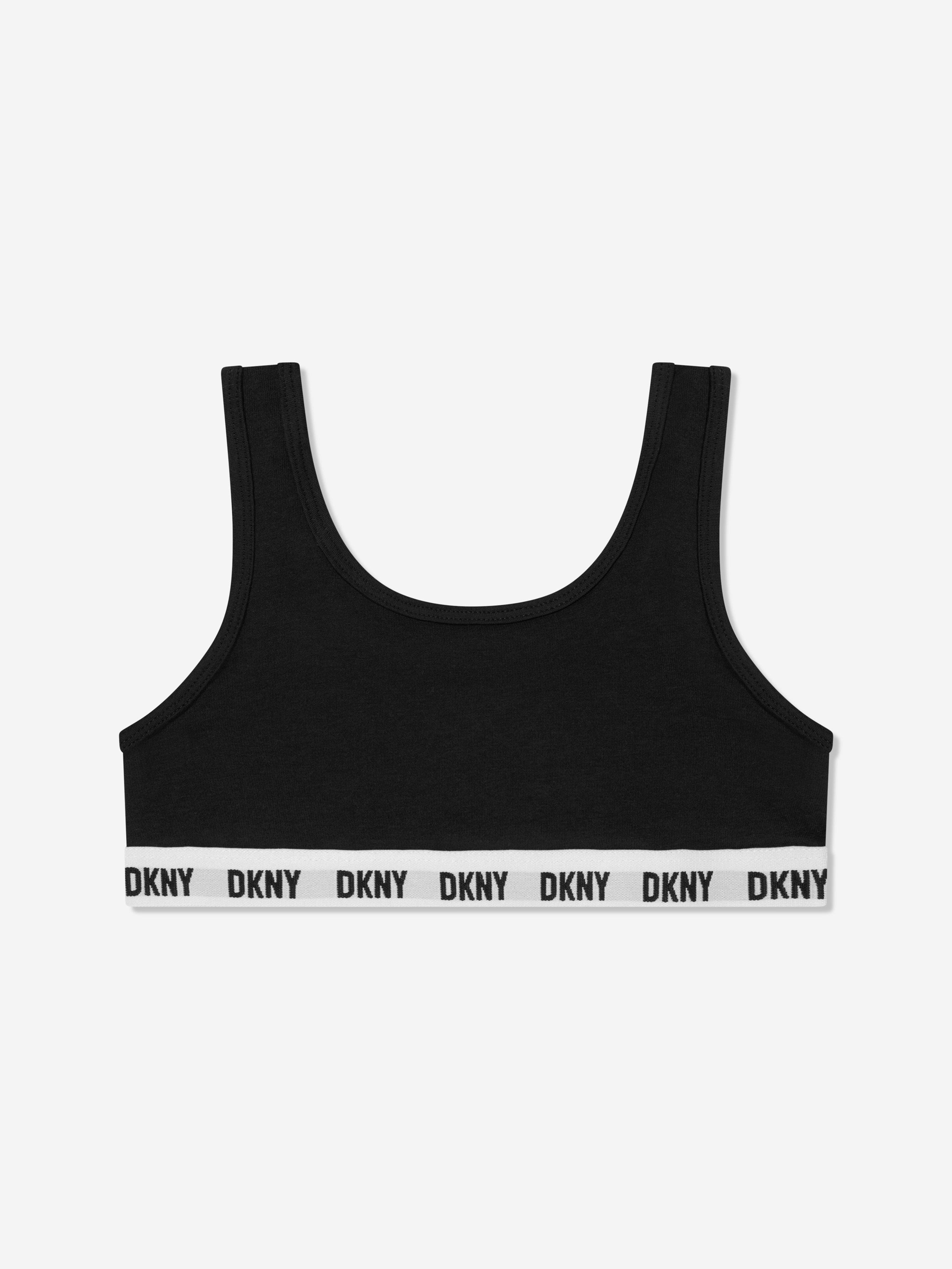 DKNY Girls 3 Pack Sports Bra Set in Black Free Shipping Cheap Pice