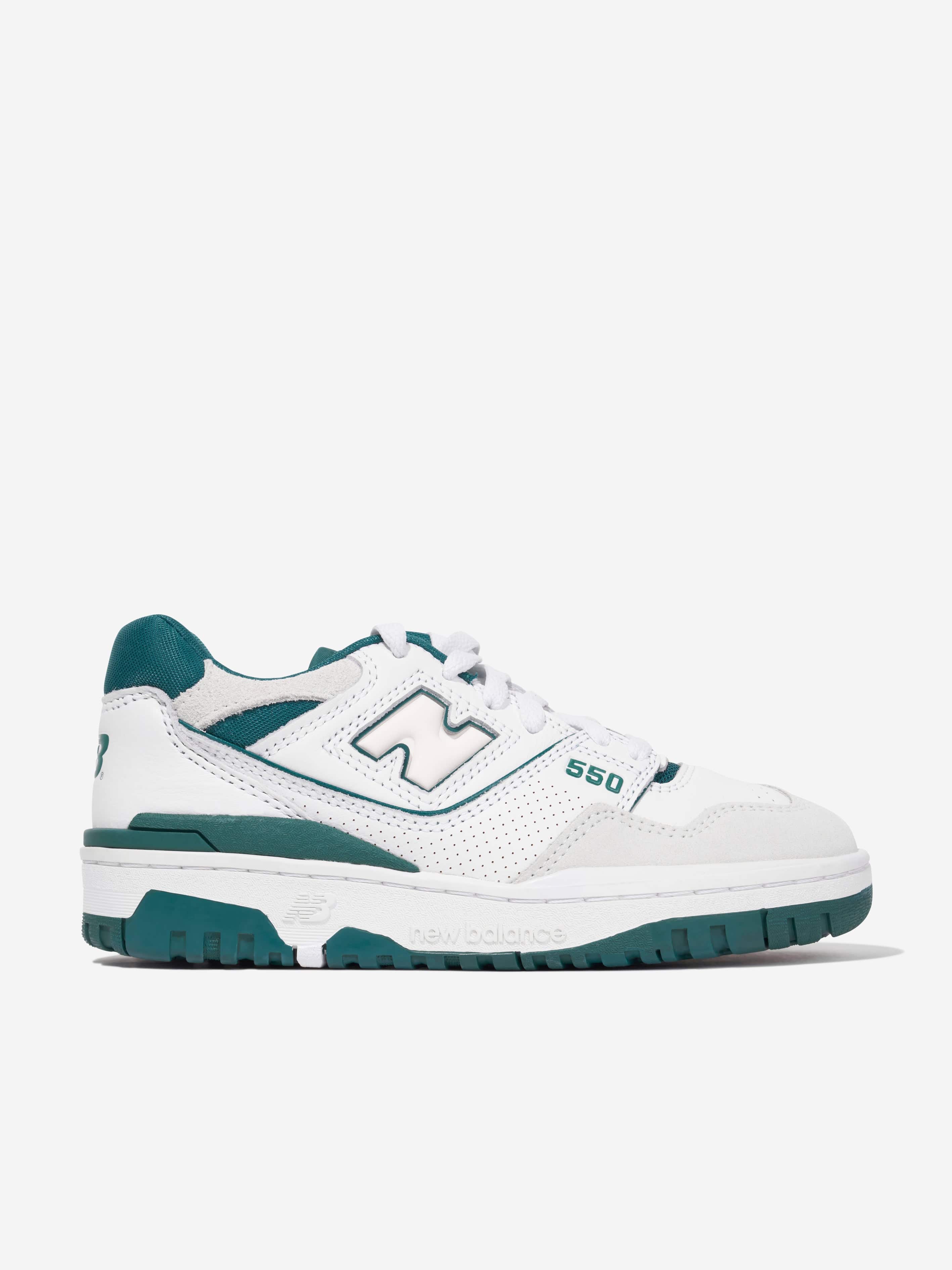 New Balance Kids 550 Logo Trainers in White Discount Great Deals