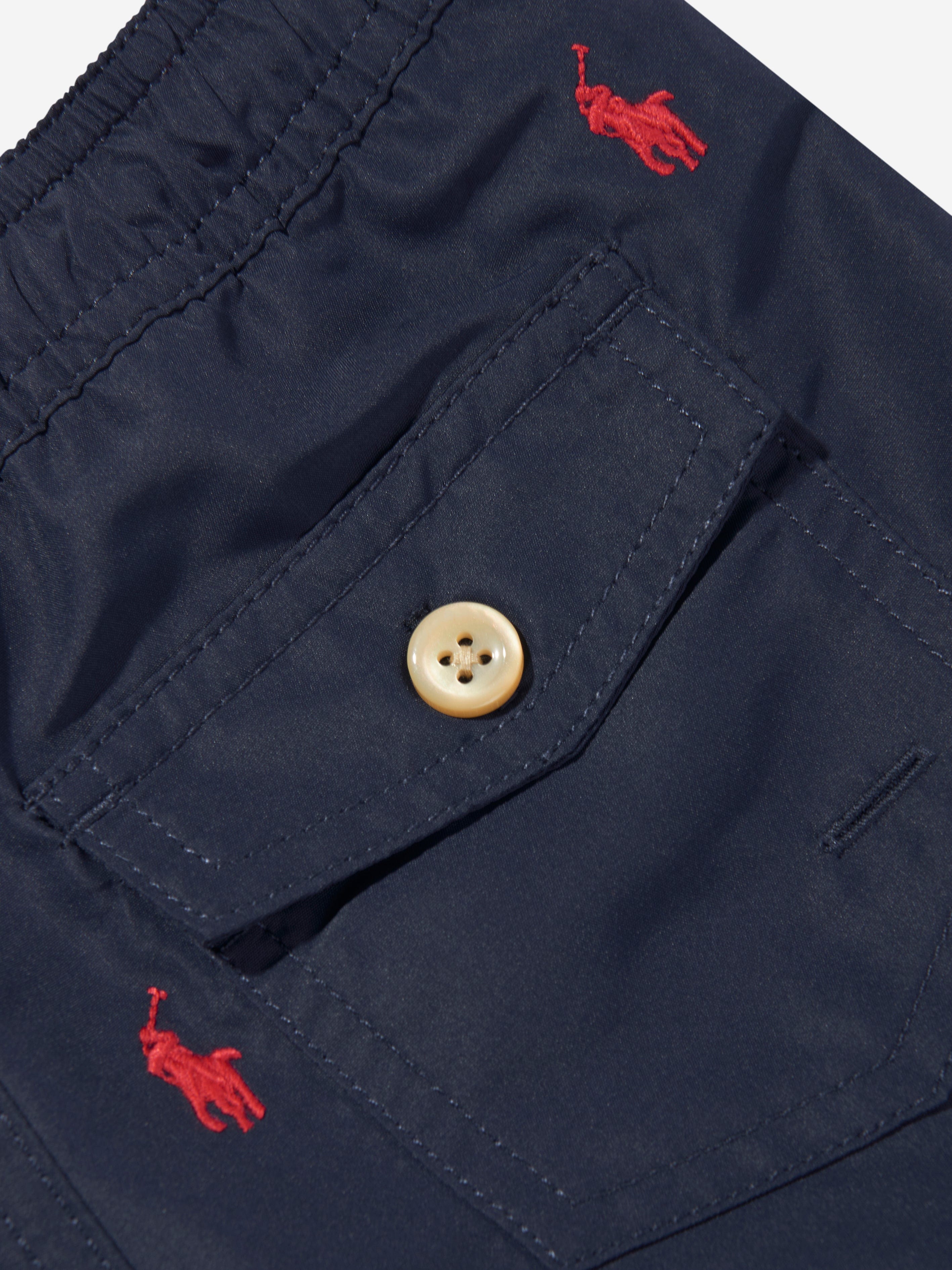 Ralph Lauren Boys Logo Swim Shorts in Navy Discounts Sale Online