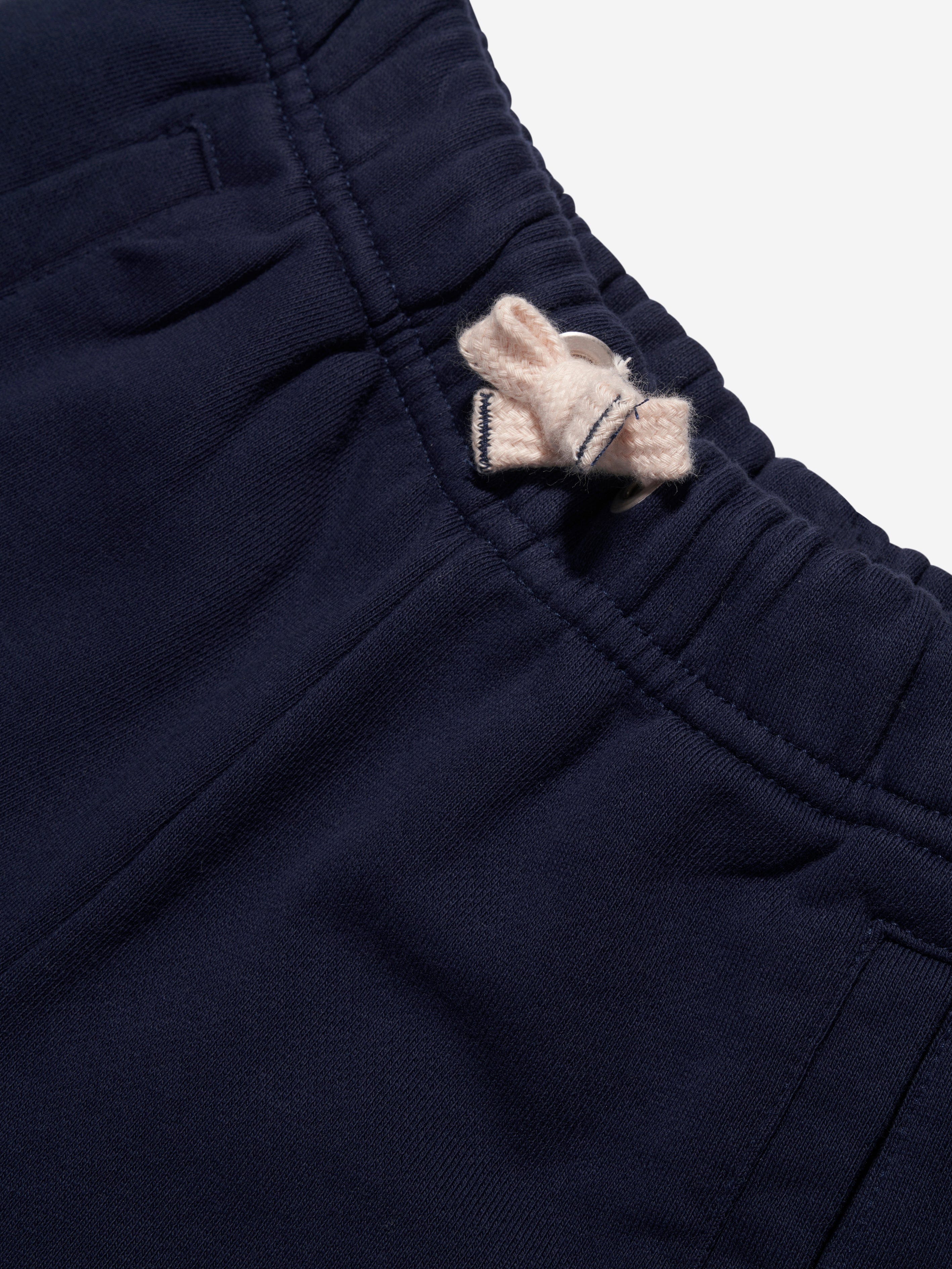 Palm Angels Boys Classic Overlogo Sweat Shorts in Navy Clearance New Arrival