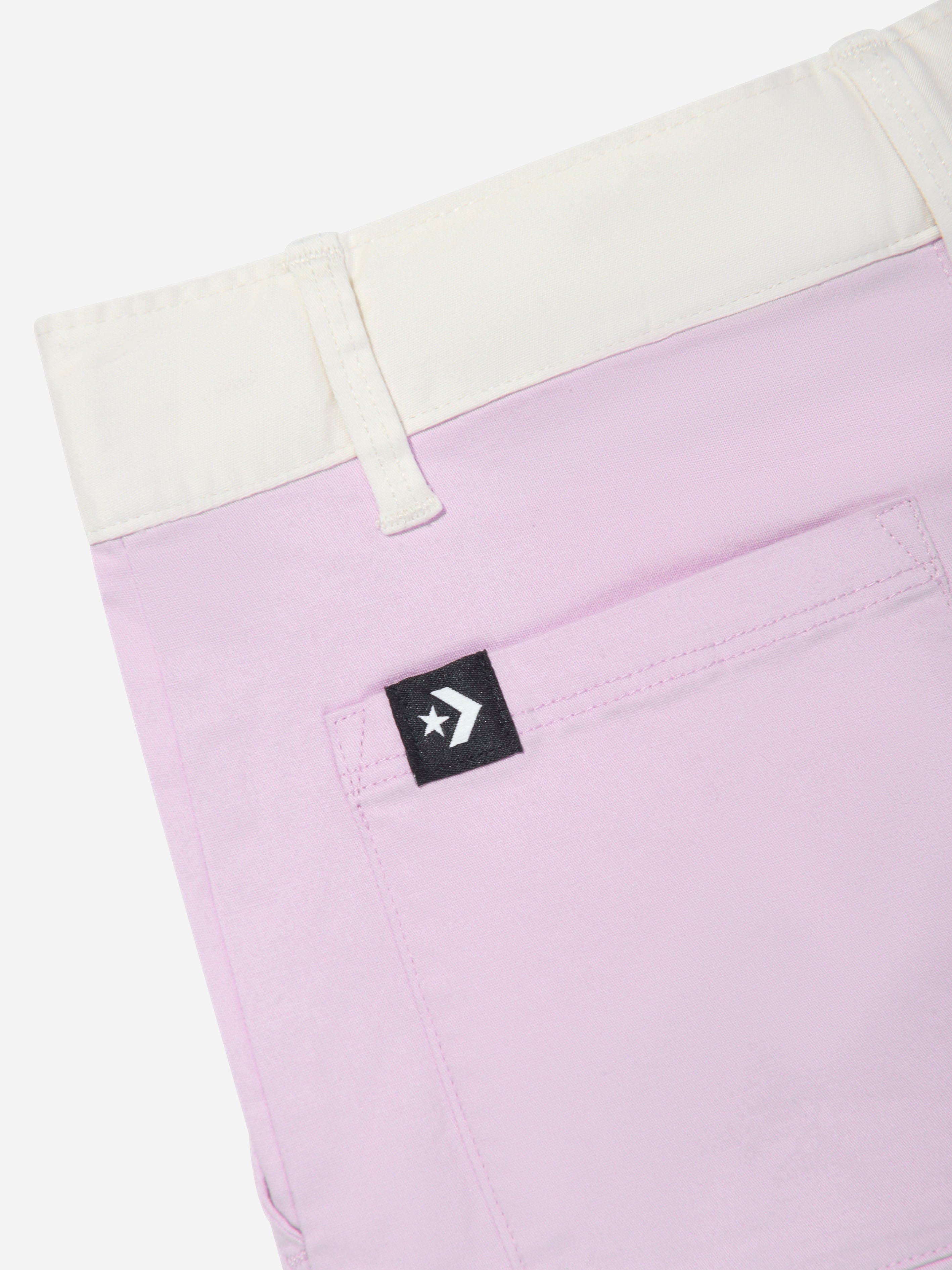 Converse Girls Colourblock Woven Shorts in Purple Cheap Sale Pay With Paypal