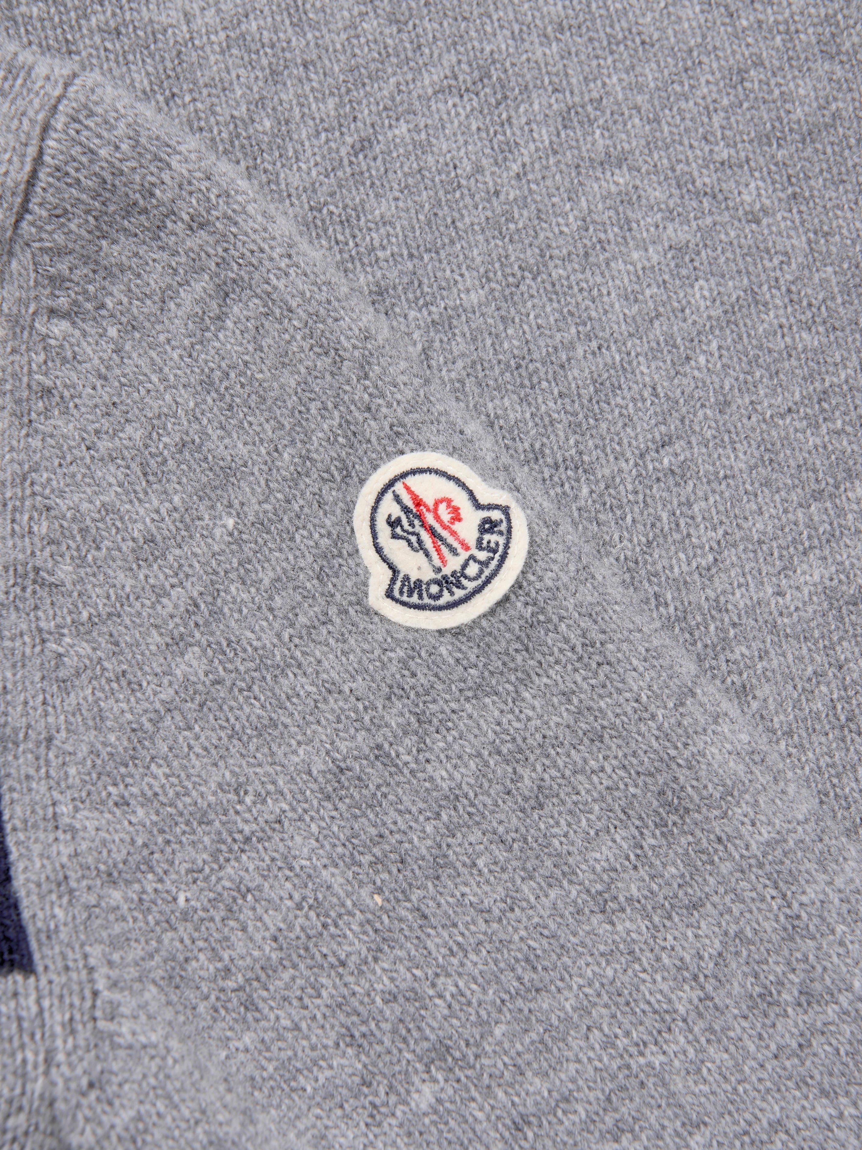 Moncler Enfant Boys Wool Knitted Jumper in Grey Huge Surprise For Sale
