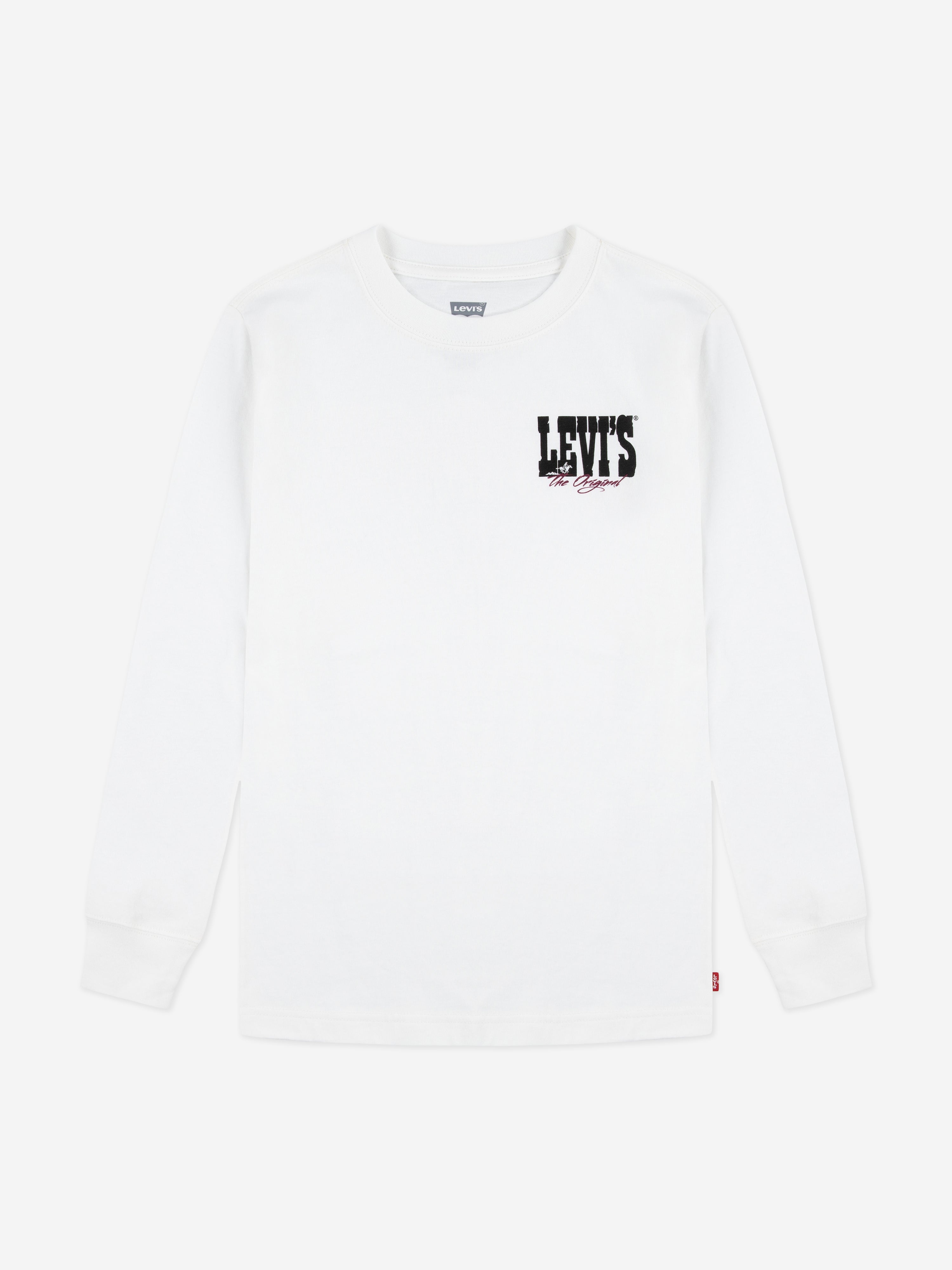 Boys Giddy Up Long Sleeve T-Shirt in Ivory Clearance Perfect