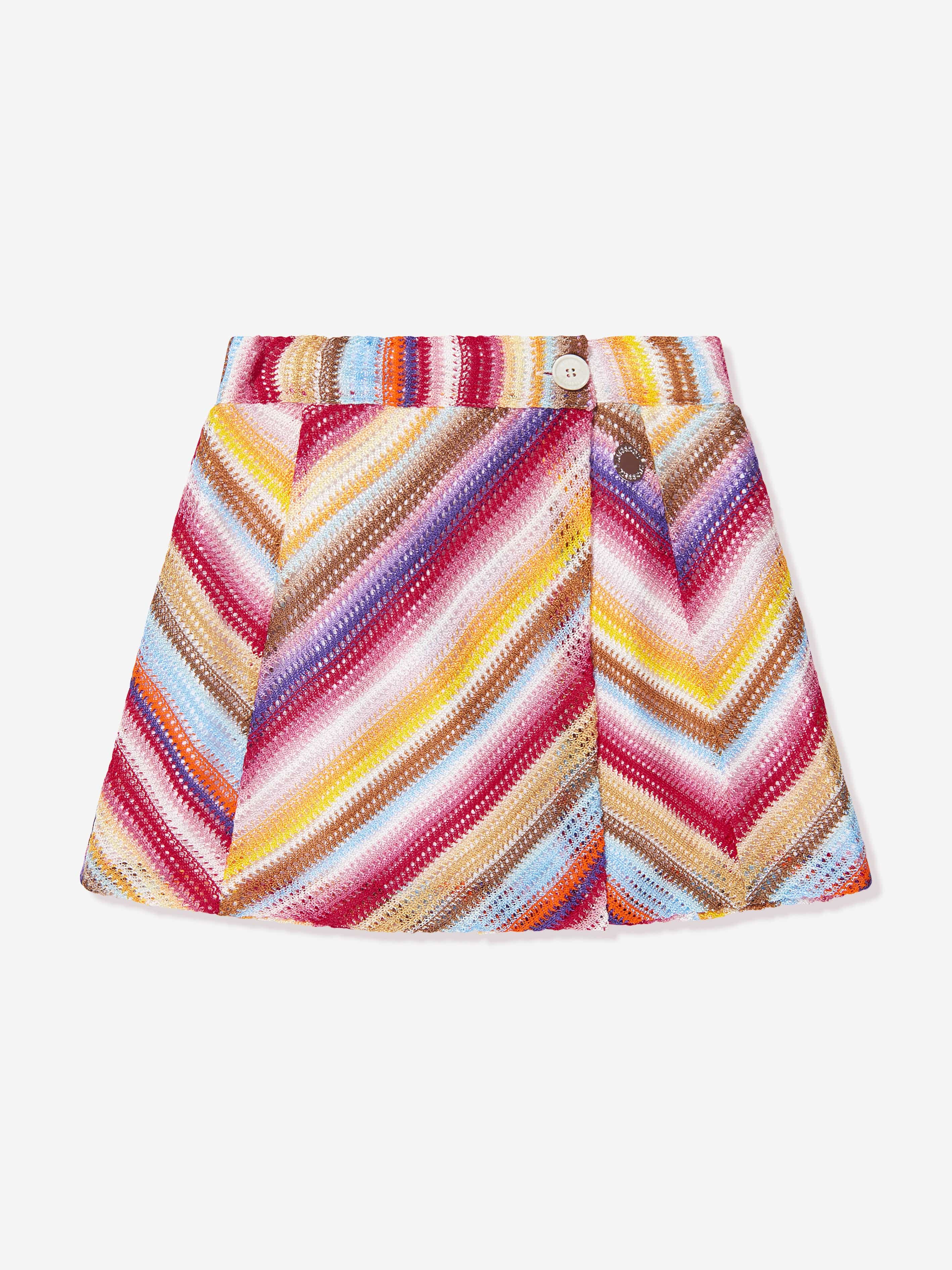 Missoni Girls Striped Skirt in Multicolour Cheap Sale Free Shipping