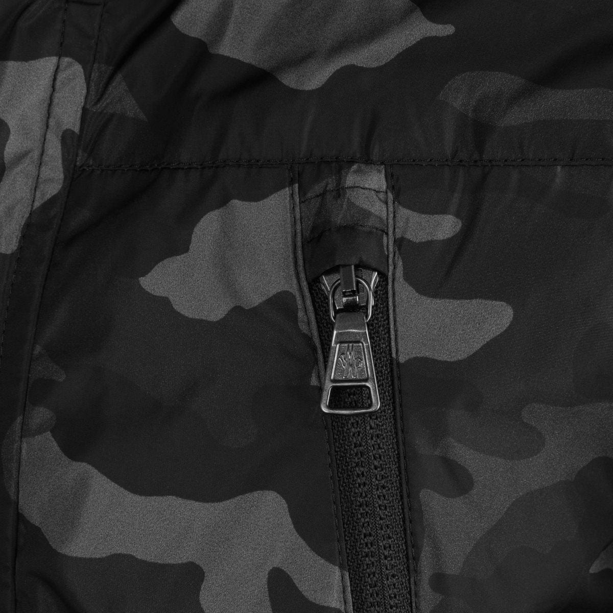 Moncler Enfant Boys & Grey Camouflage Ribble Jacket Shop For Online