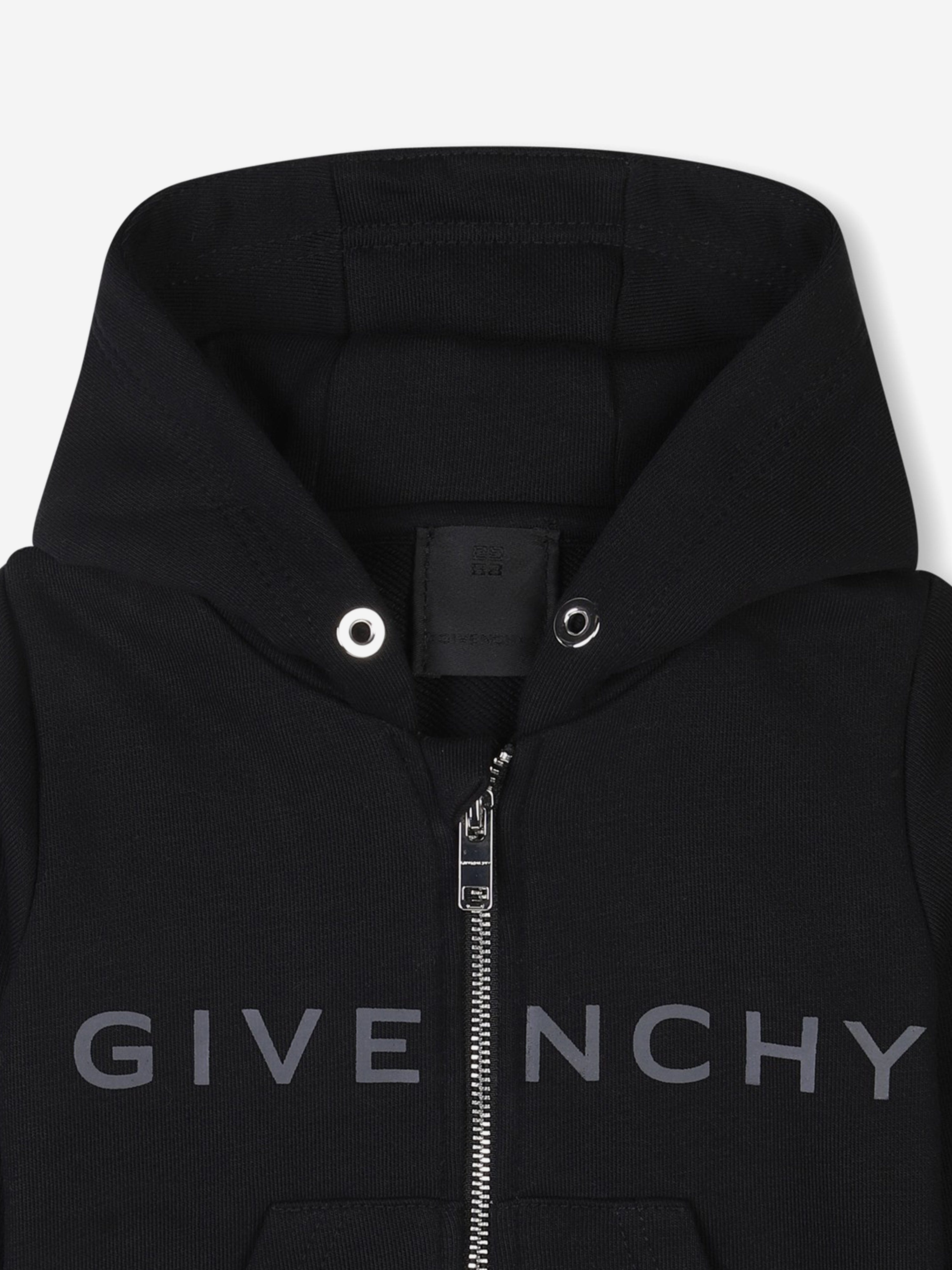 Baby Boys 4G Logo Zip Up Top in Black Amazing Pice