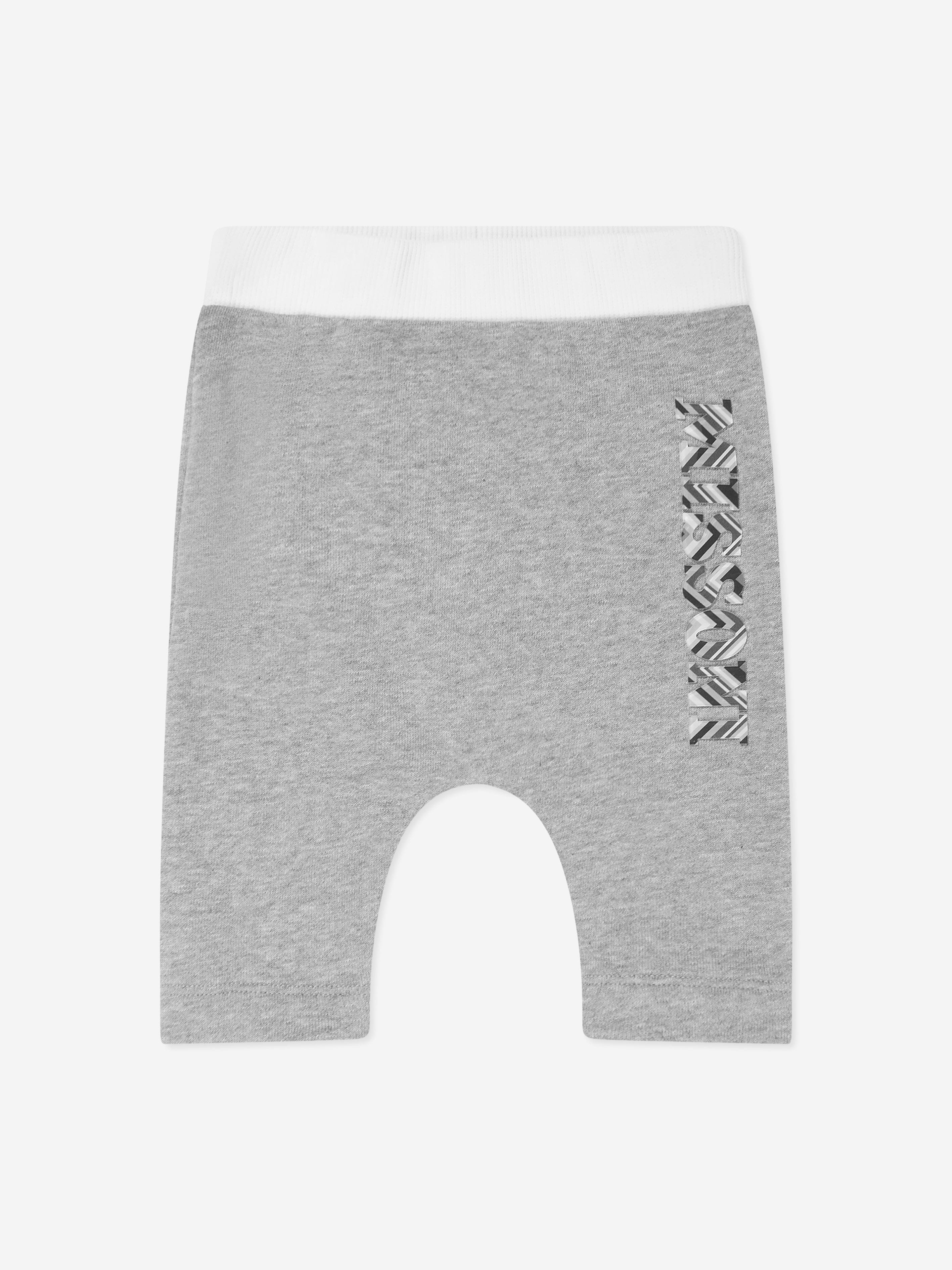 Missoni Baby Boys Zigzag Logo Joggers in Grey Buy Cheap Visit