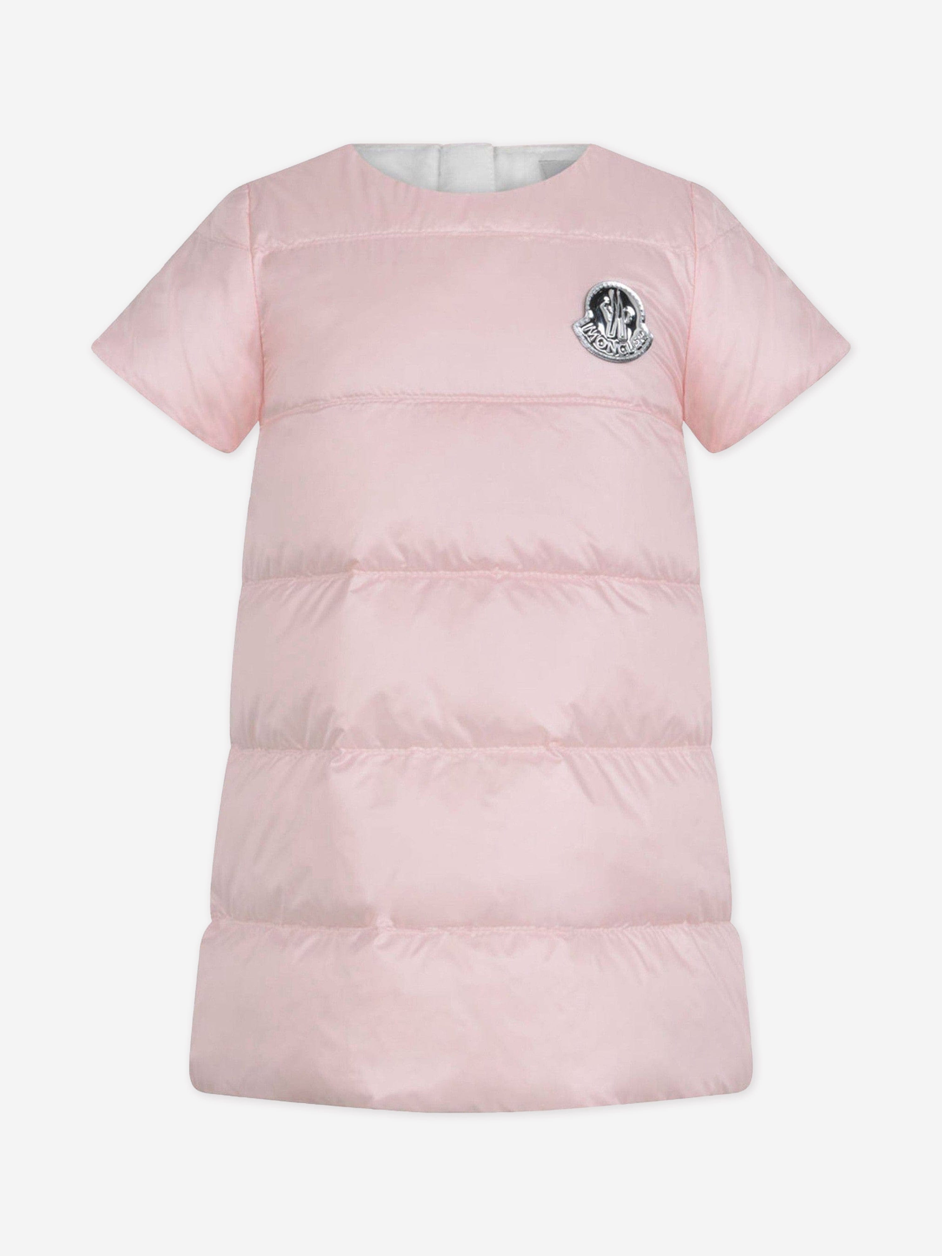 Moncler Baby Girls Logo Dress Buy Online Cheap