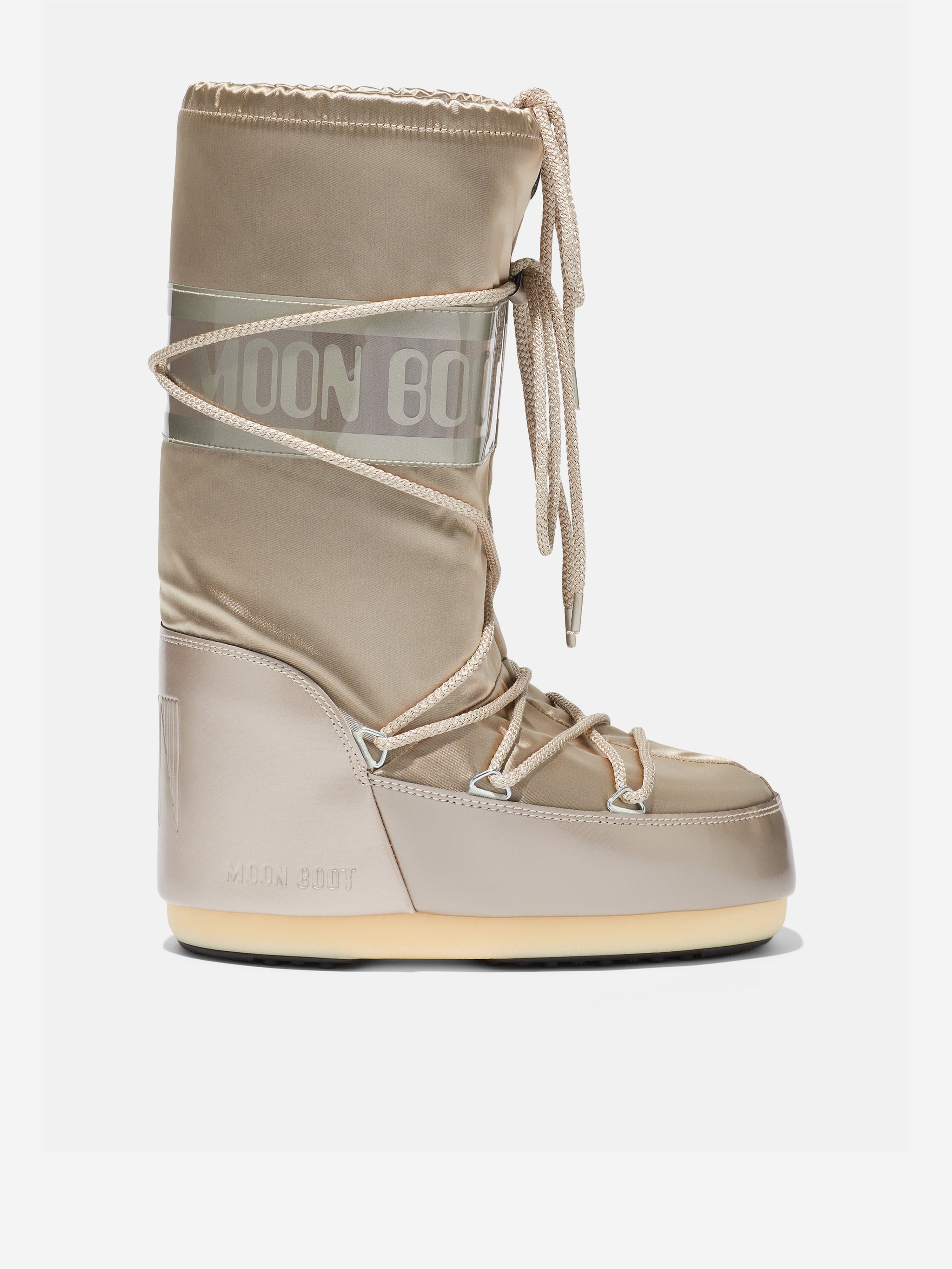 Moon Boot Girls Icon Glance Boots in Beige Buy Cheap Newest