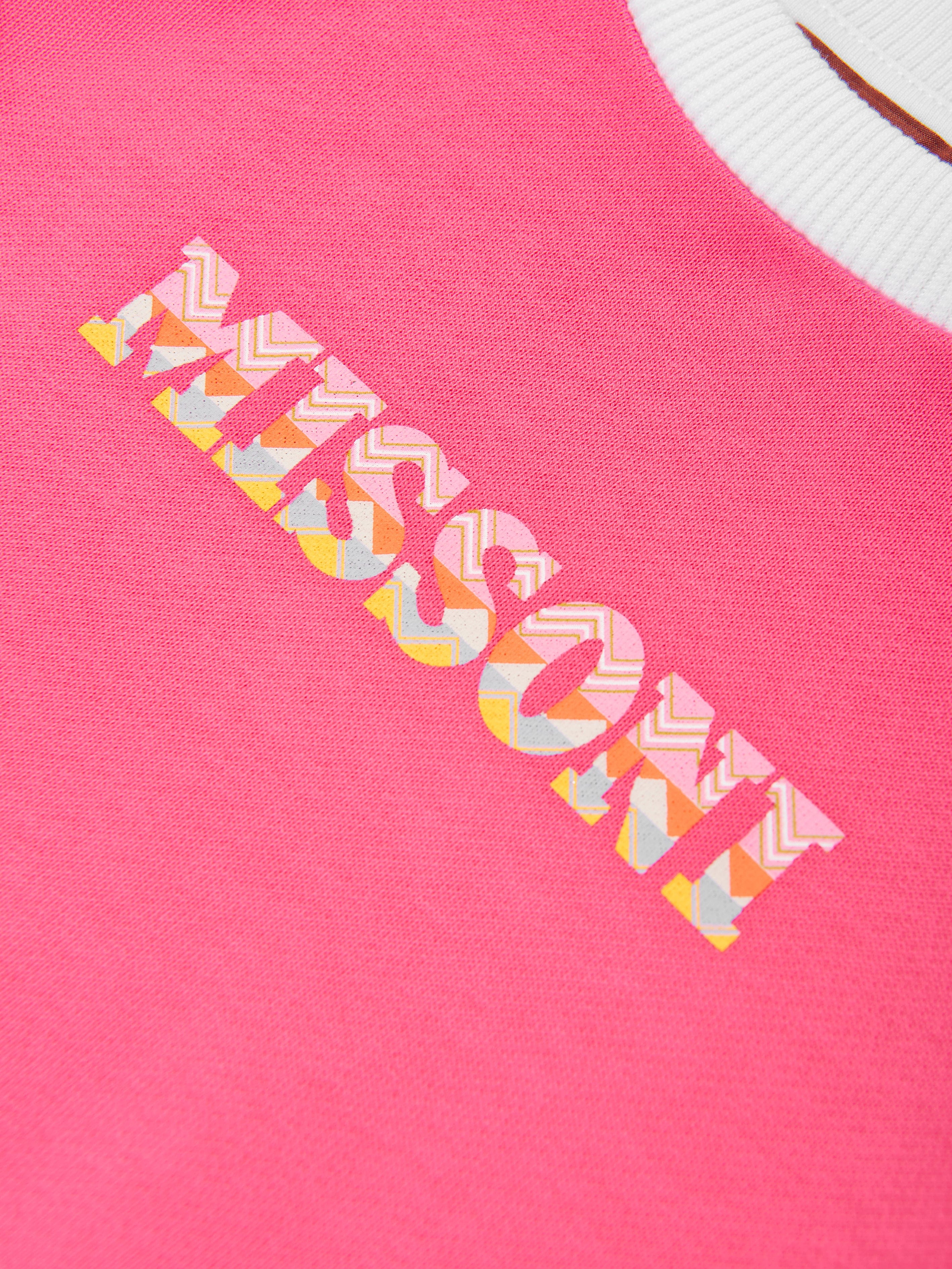 Girls Logo Sweatshirt in Pink Largest Supplier Online