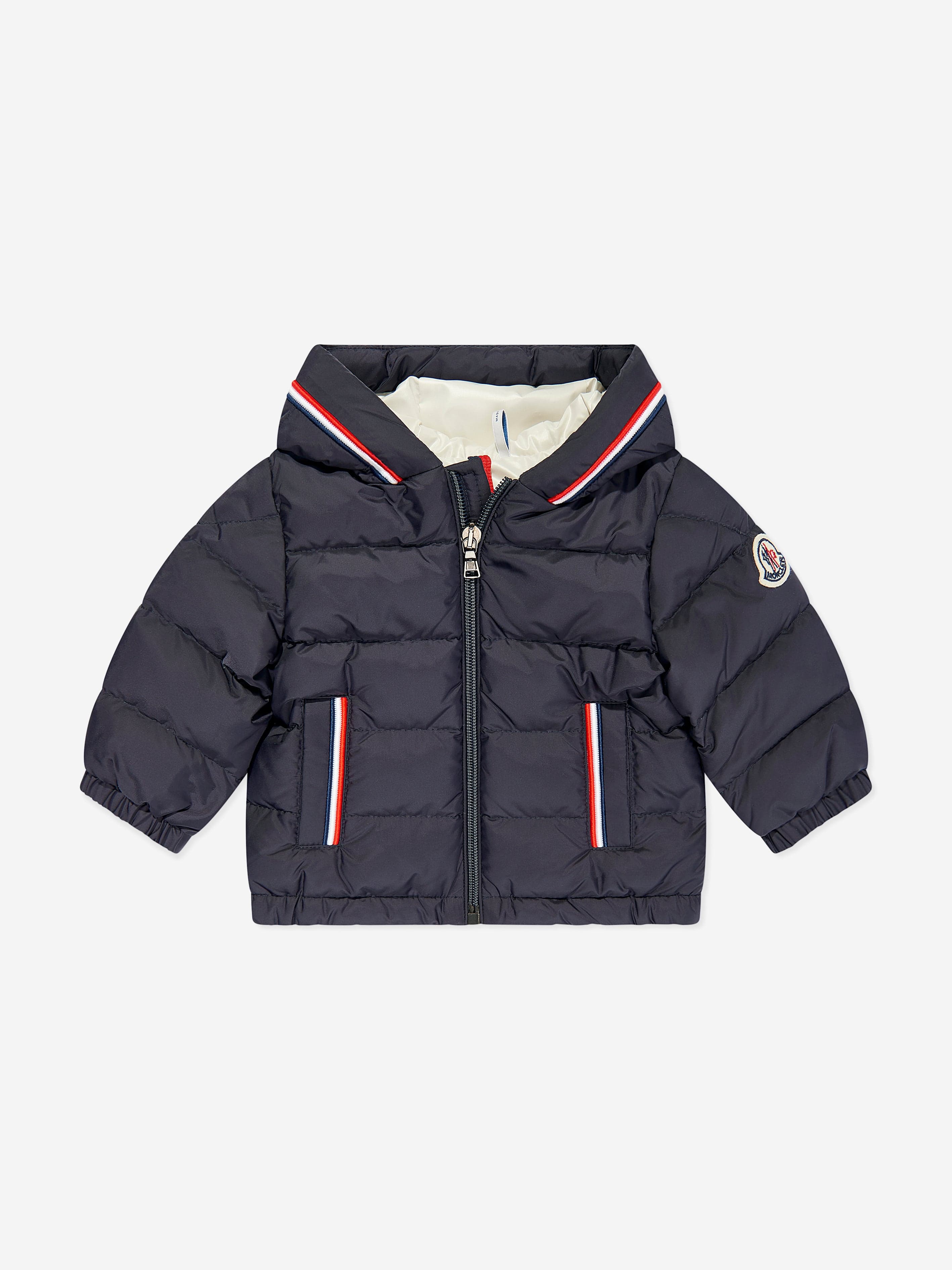 Moncler Enfant Baby Boys Down Padded Merary Jacket in Navy Buy Cheap Pay With Visa