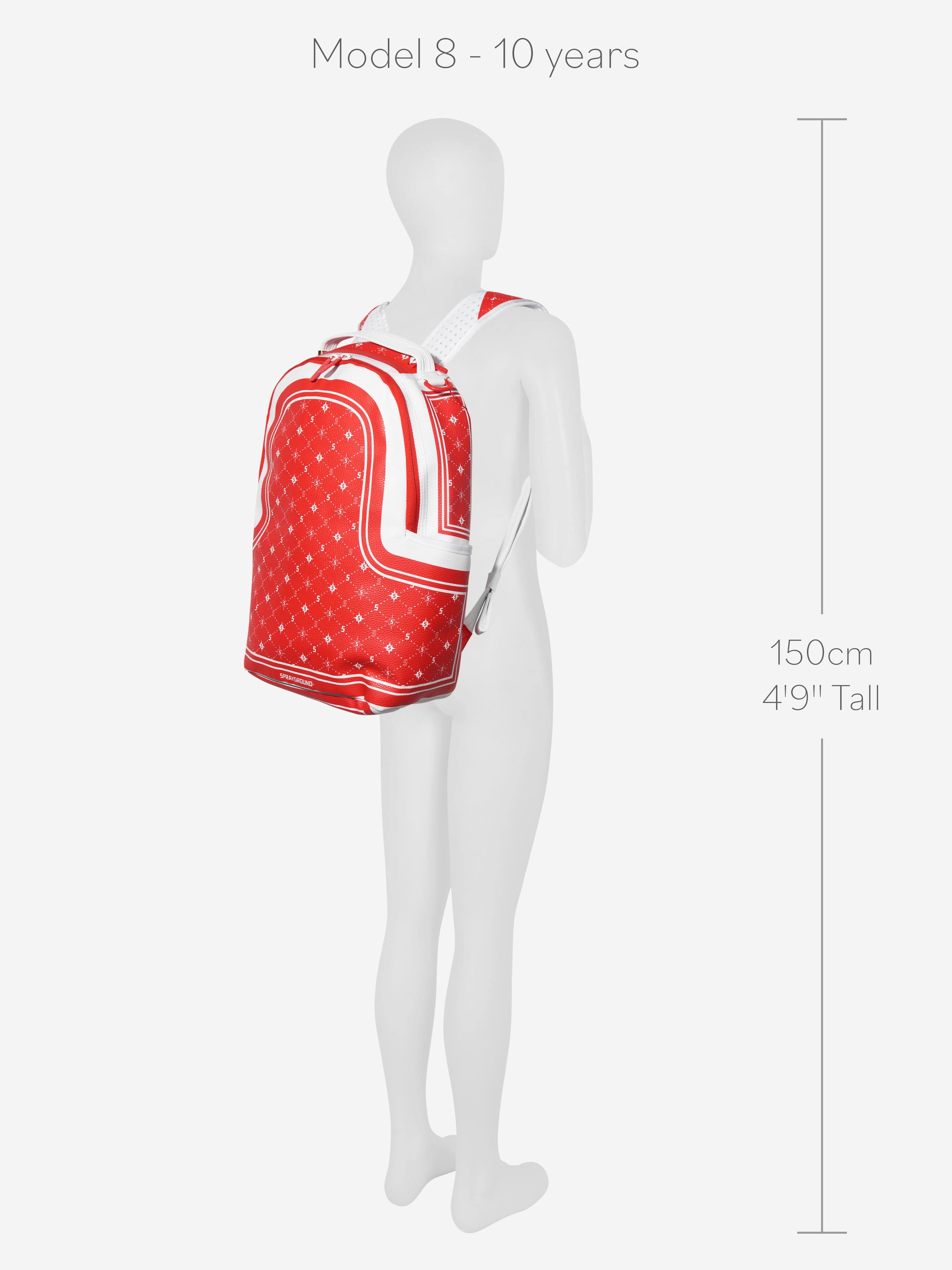 Sprayground Kids 6th Avenue Backpack in Red (46cm) Amazon Footaction