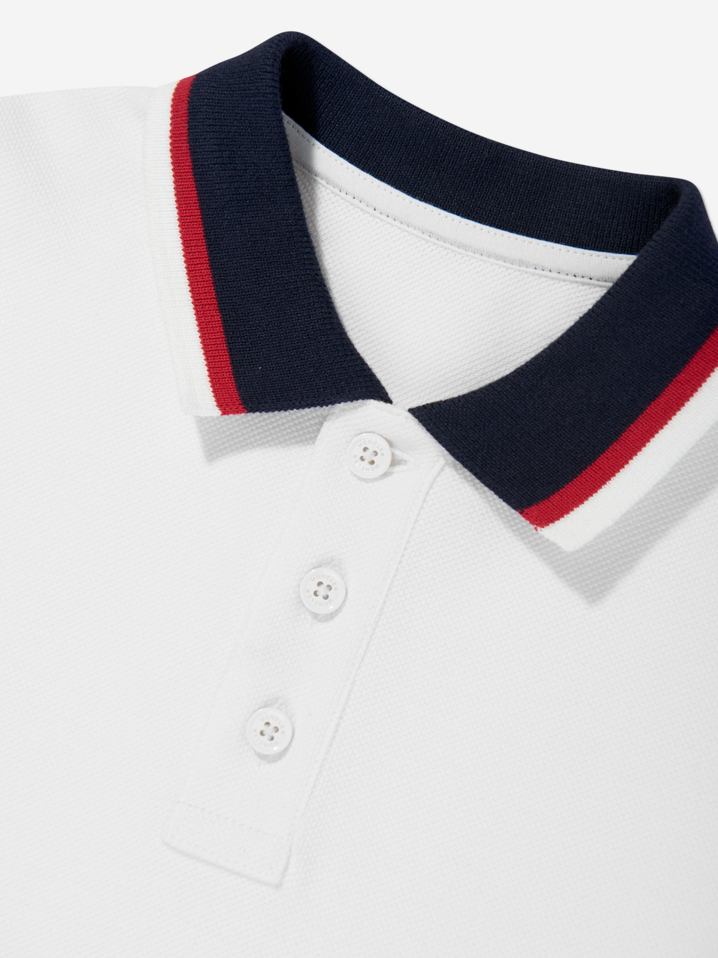 Boys Logo Polo Shirt in Ivory Buy Cheap The Cheapest