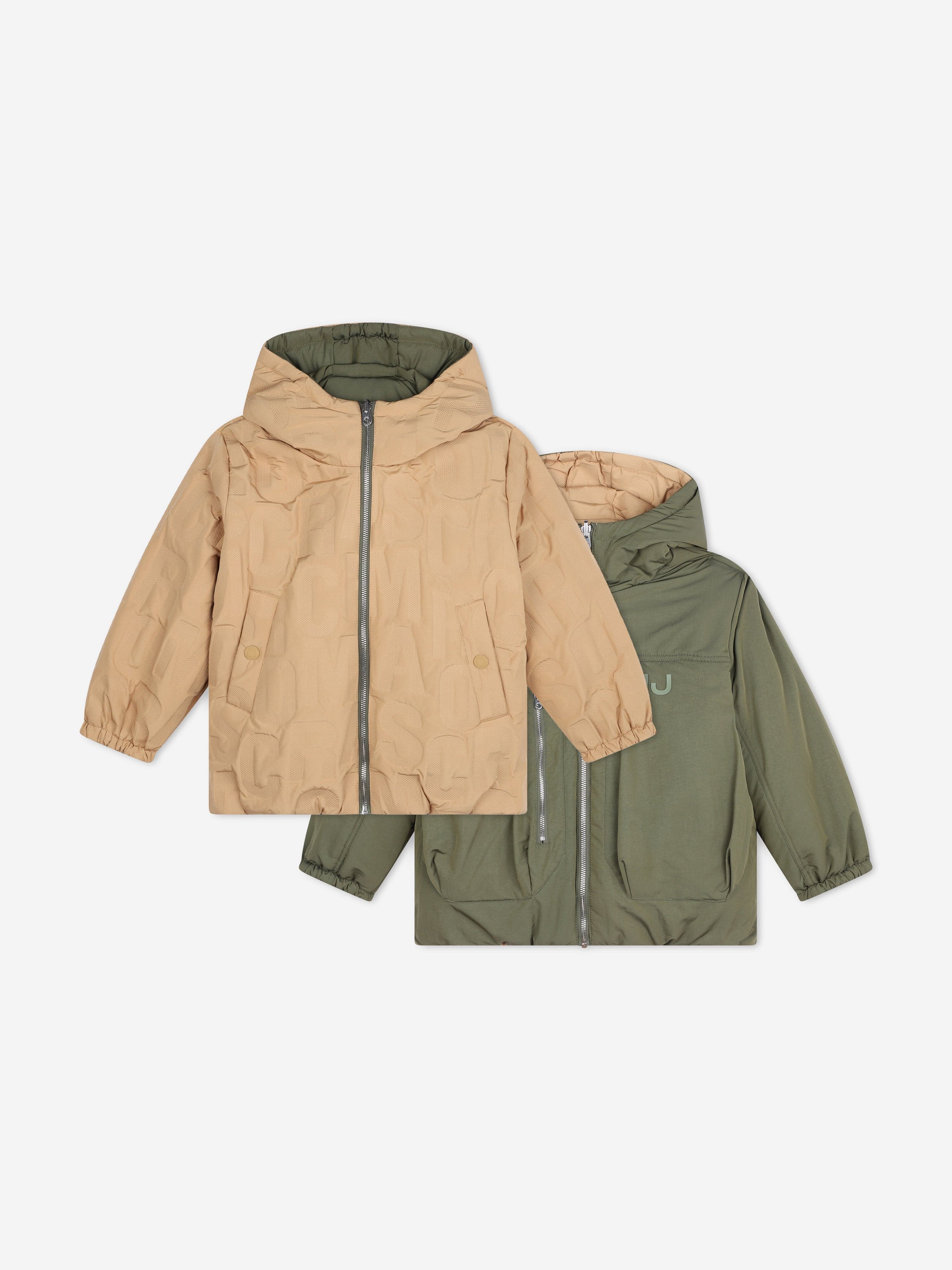 MARC JACOBS Kids Reversible Puffer Jacket in Brown Limited Edition Online