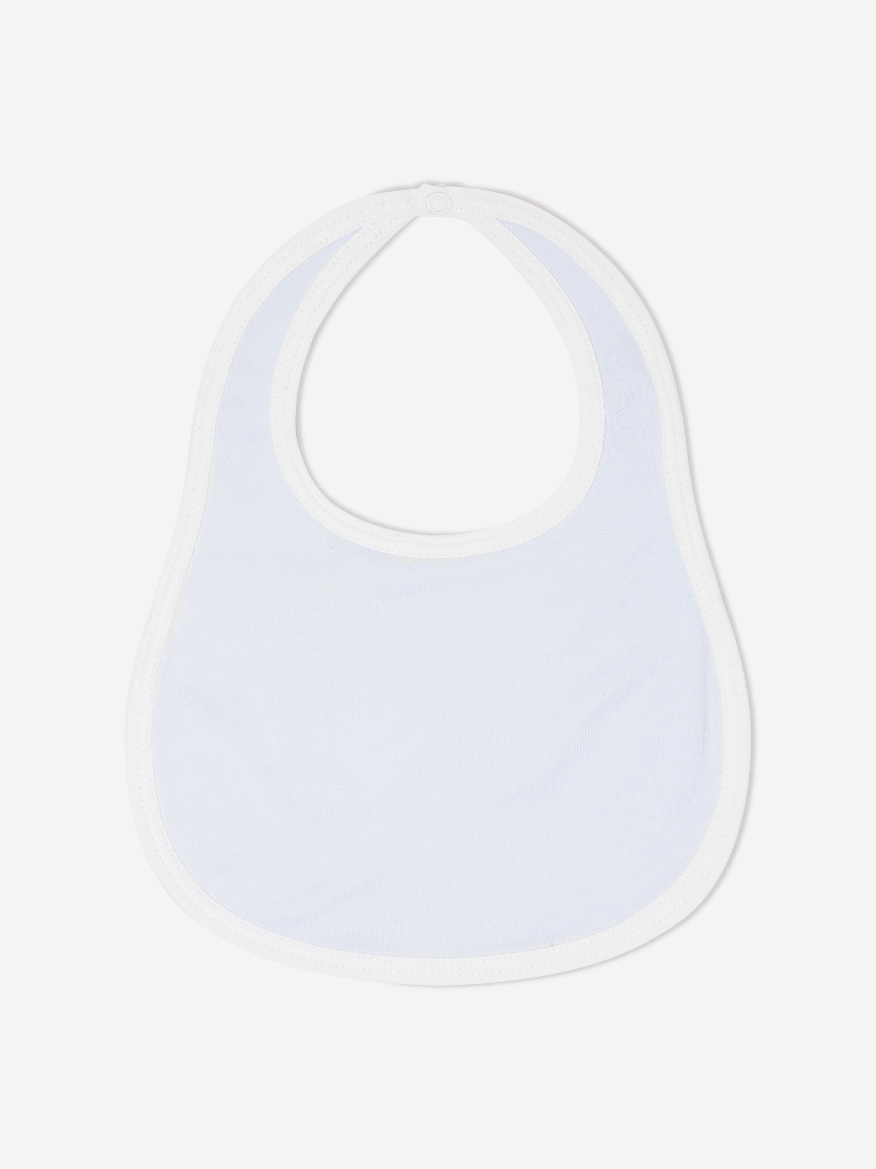 Magnolia Baby Baby Boys Pima Cotton Bib in Blue Outlet Collections