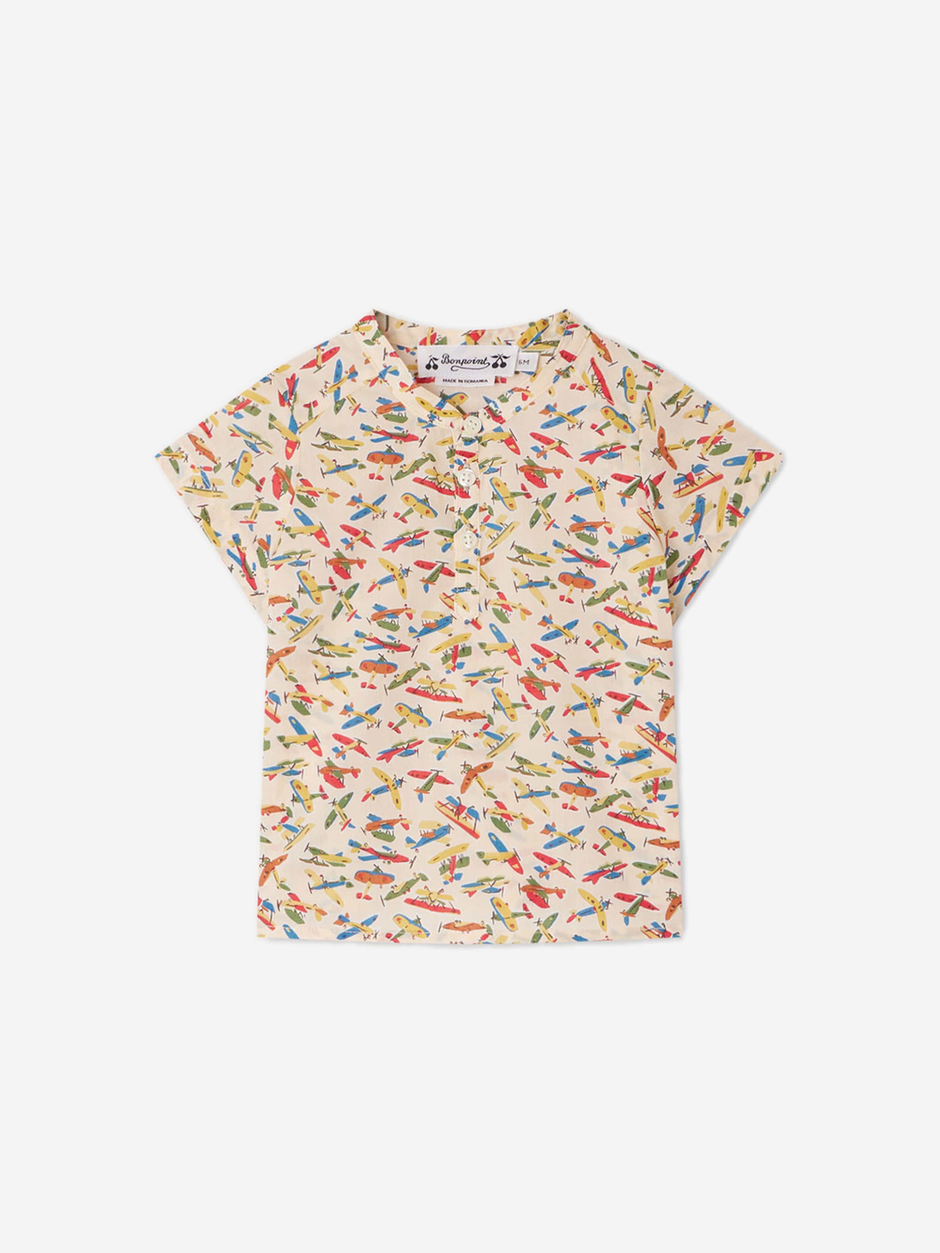 Bonpoint Baby Boys Cesari Shirt in Multicolour Buy Cheap Brand New Unisex