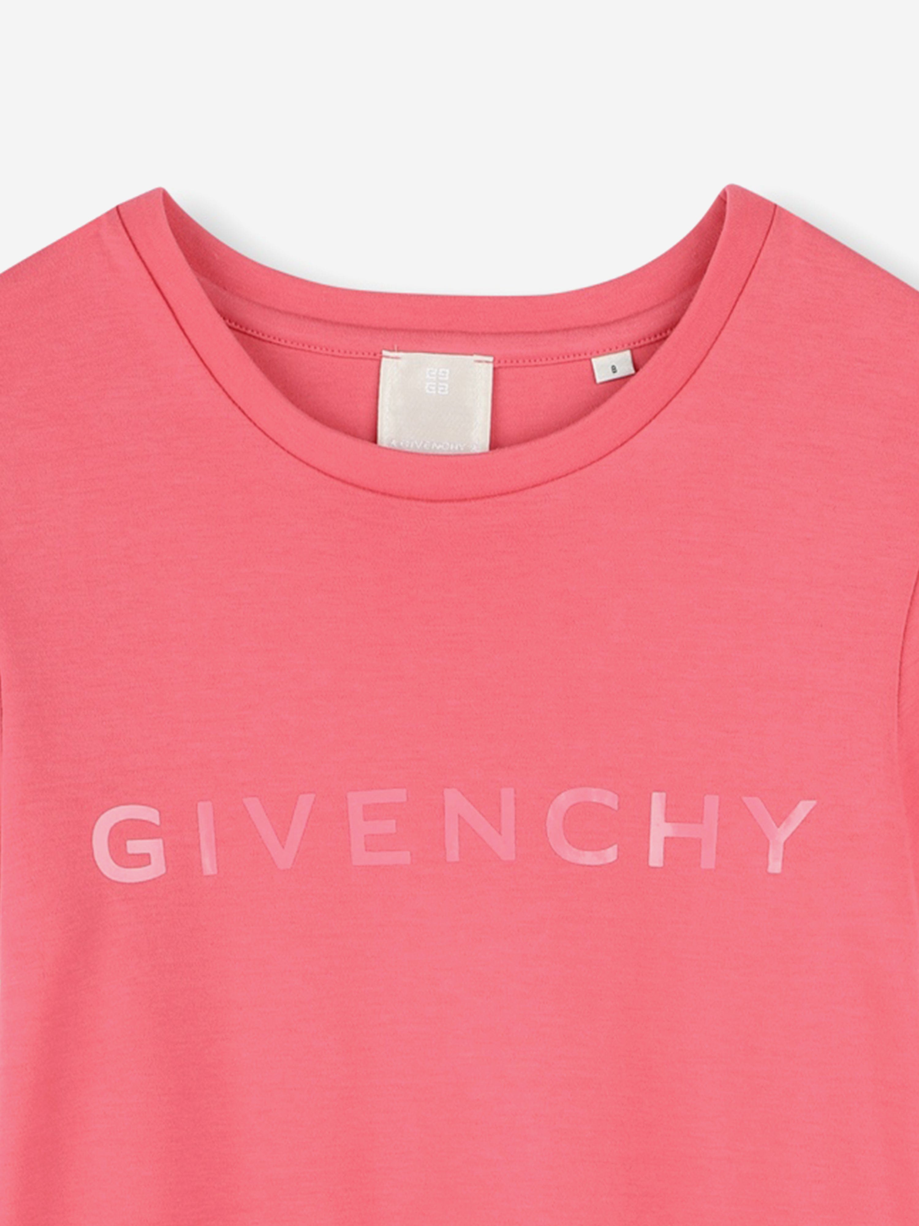 Girls Logo Ruffle Dress in Pink Cheap Sale Outlet Store
